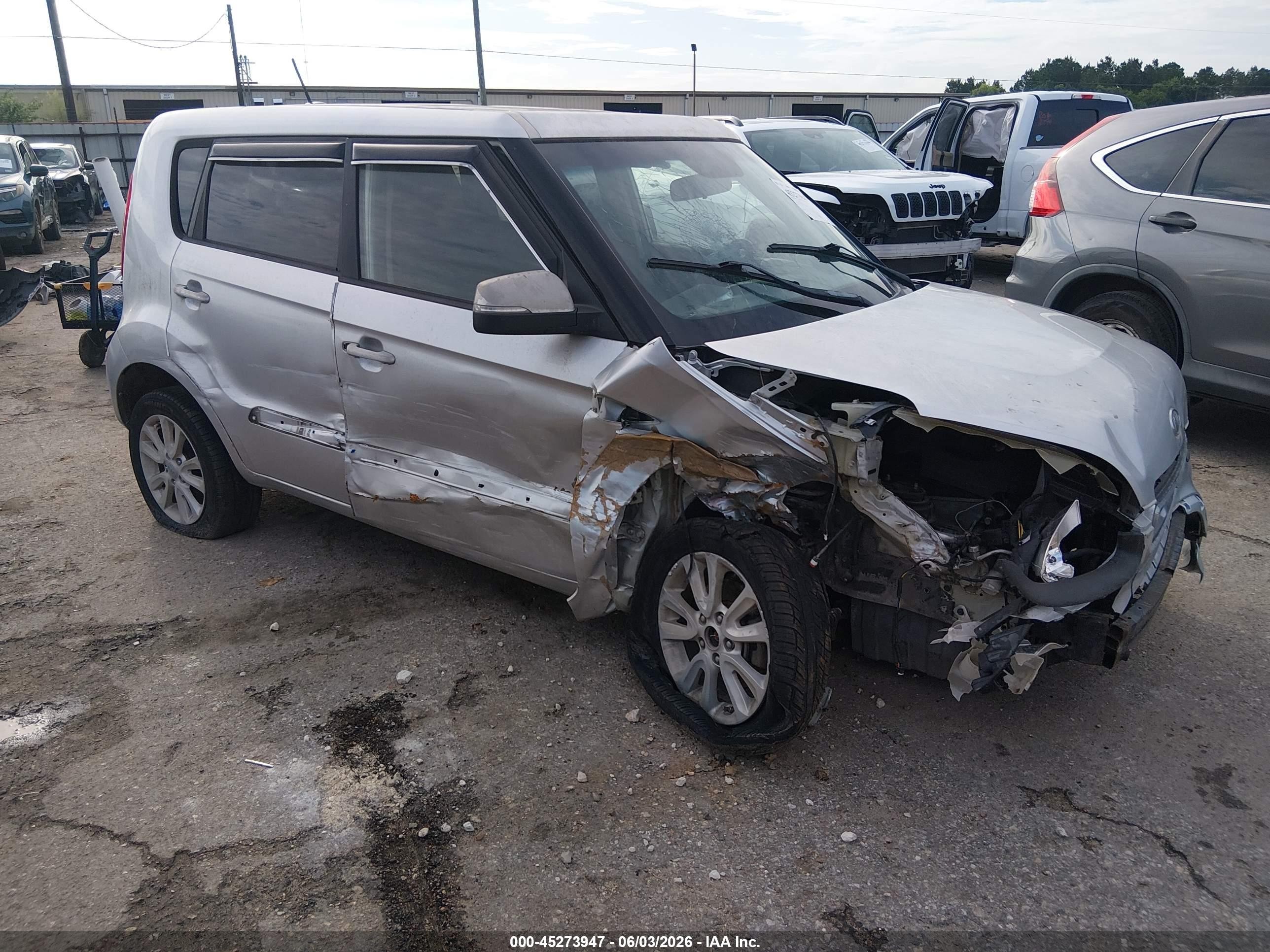 2012 Kia Soul + Silver vin: KNDJT2A6XC7391776