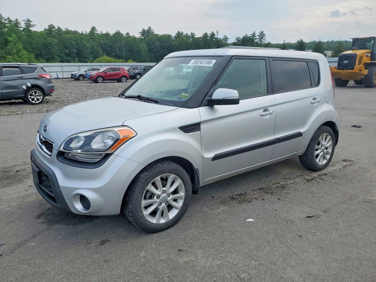 2012 Kia Soul + Silver vin: KNDJT2A6XC7405496