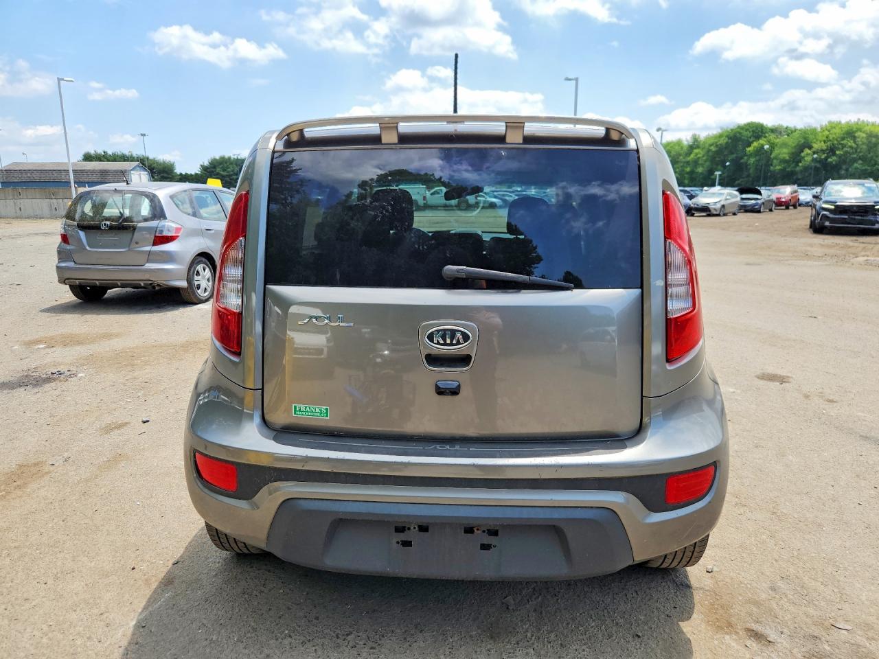2012 Kia Soul + Gray vin: KNDJT2A6XC7415834