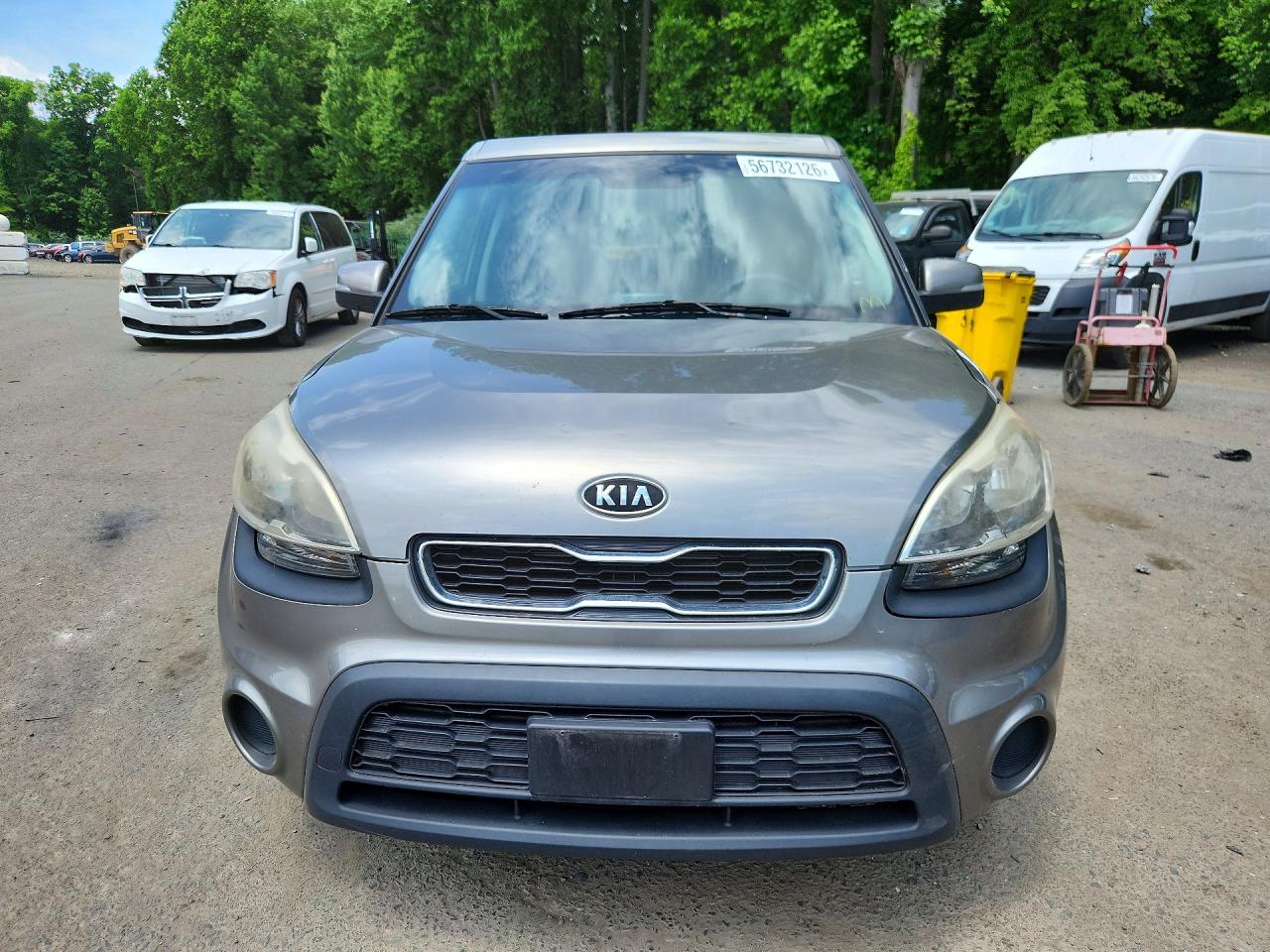 2012 Kia Soul + Gray vin: KNDJT2A6XC7415834