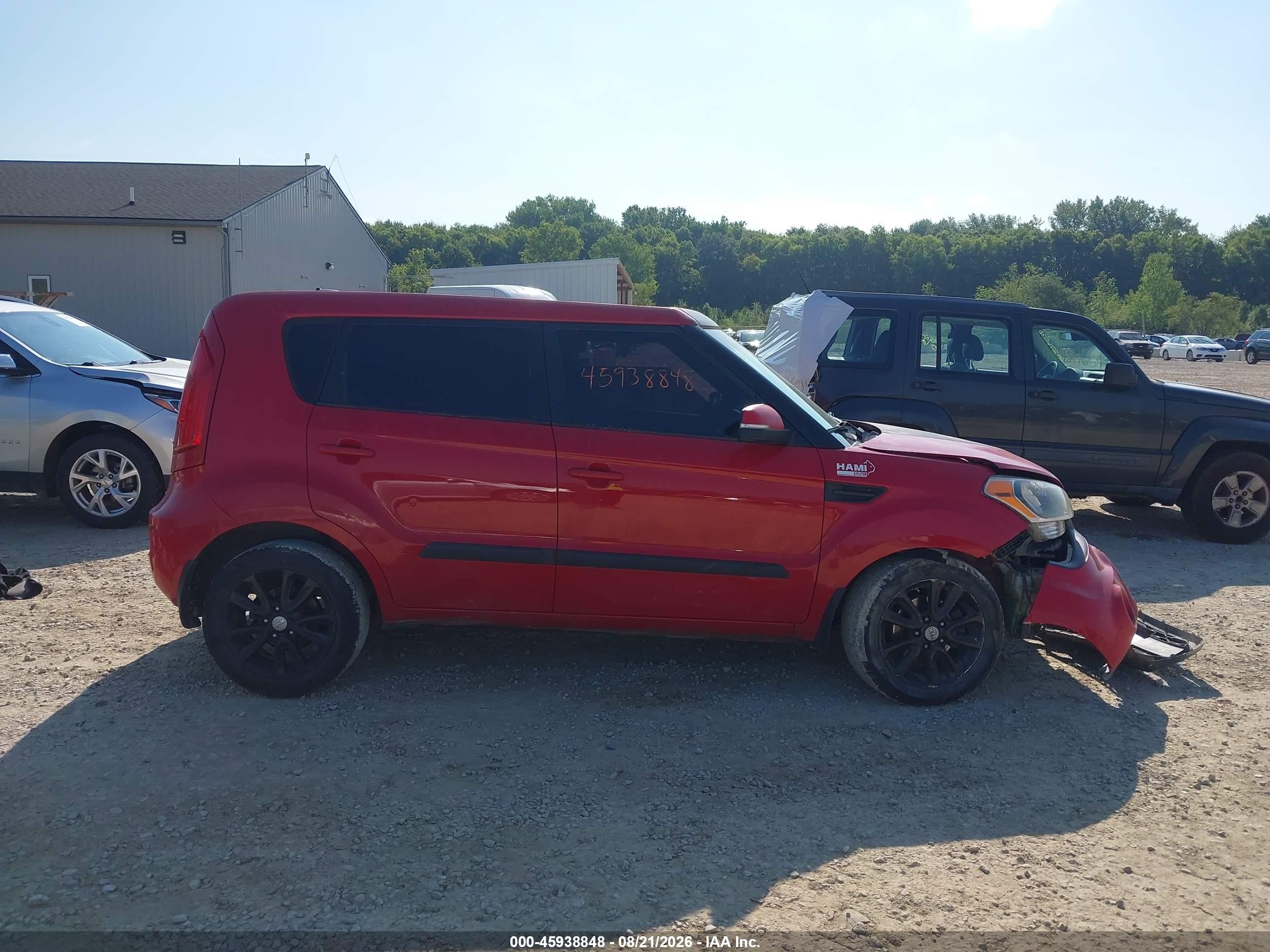 2012 Kia Soul !/+ Red vin: KNDJT2A6XC7439972