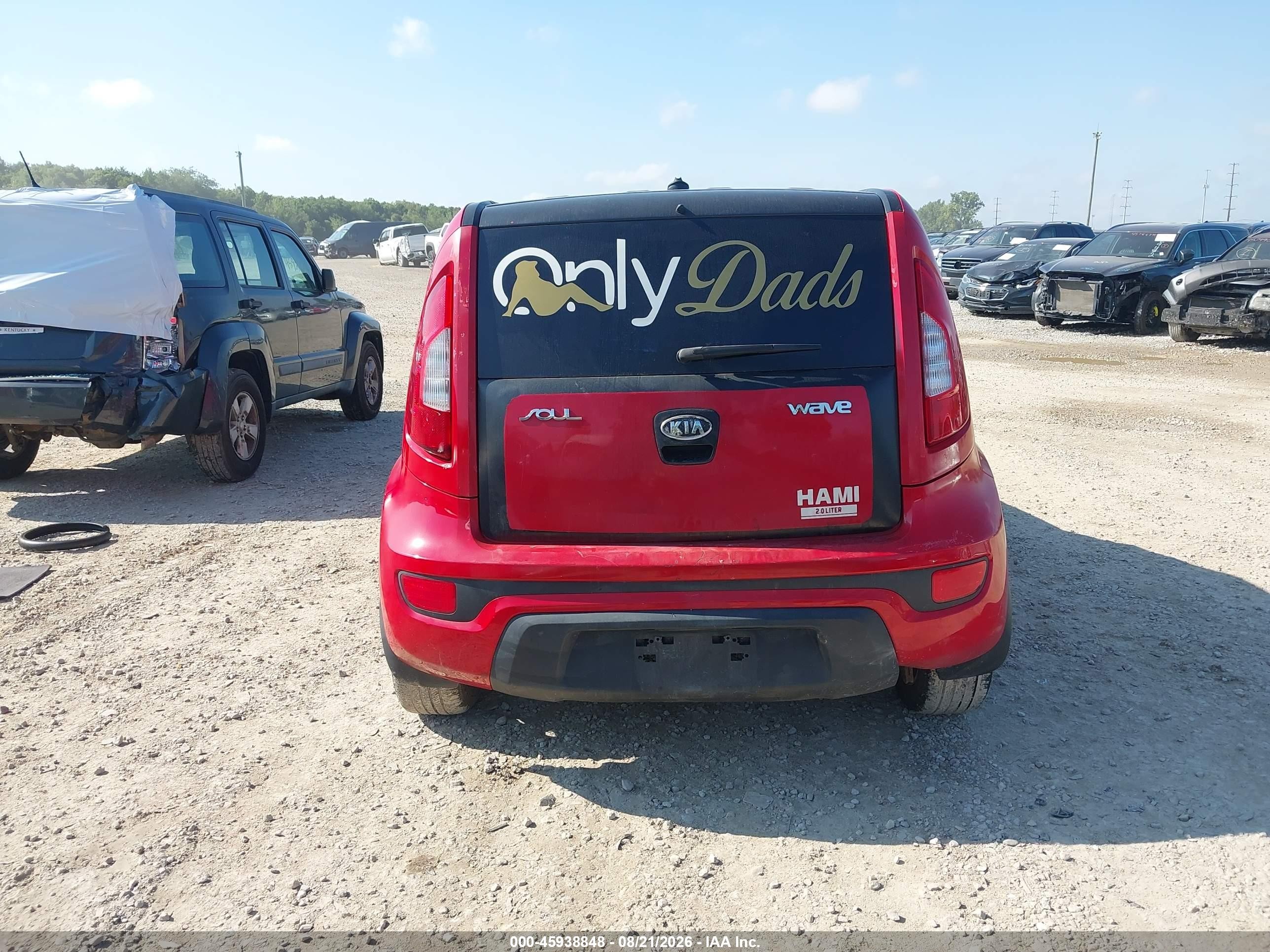 2012 Kia Soul !/+ Red vin: KNDJT2A6XC7439972