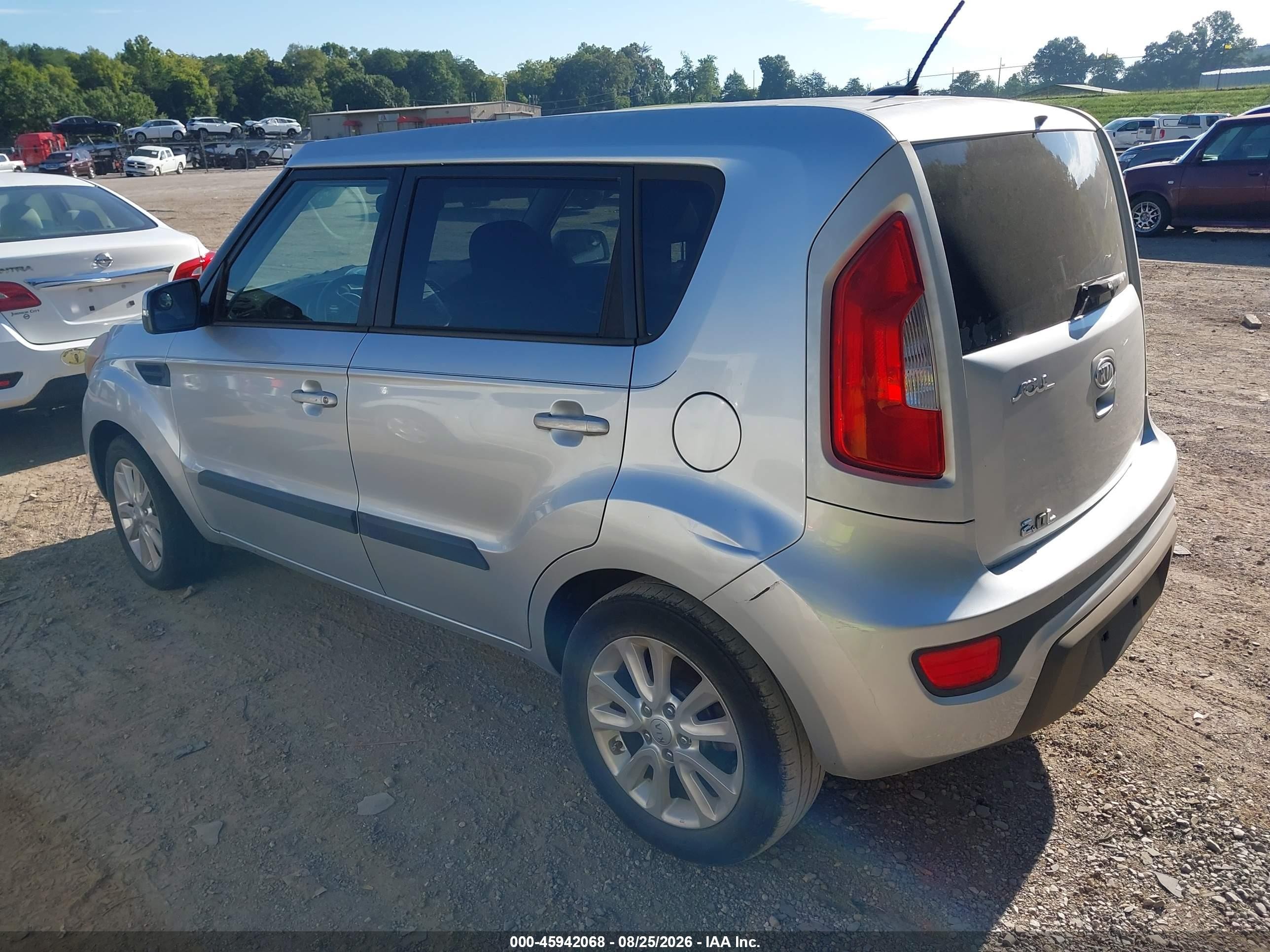 2012 Kia Soul + Silver vin: KNDJT2A6XC7440720