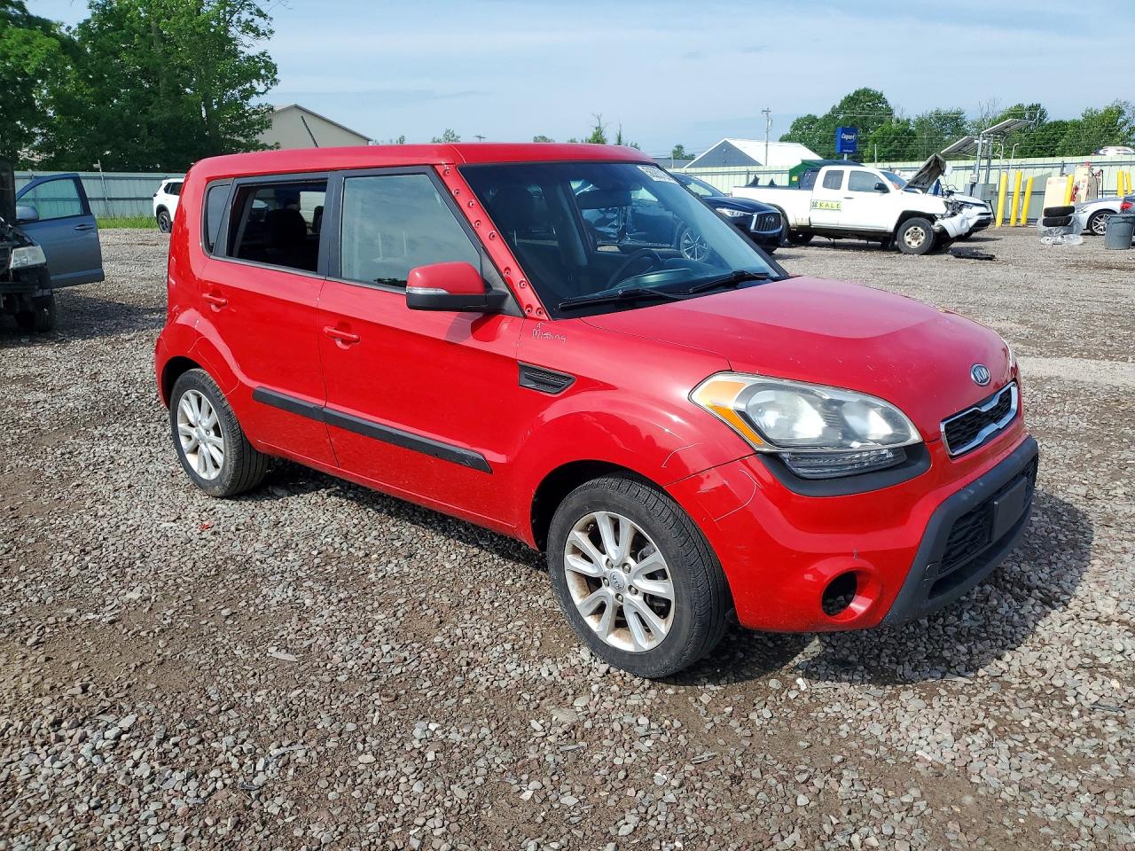 2012 Kia Soul + Красный vin: KNDJT2A6XC7453404