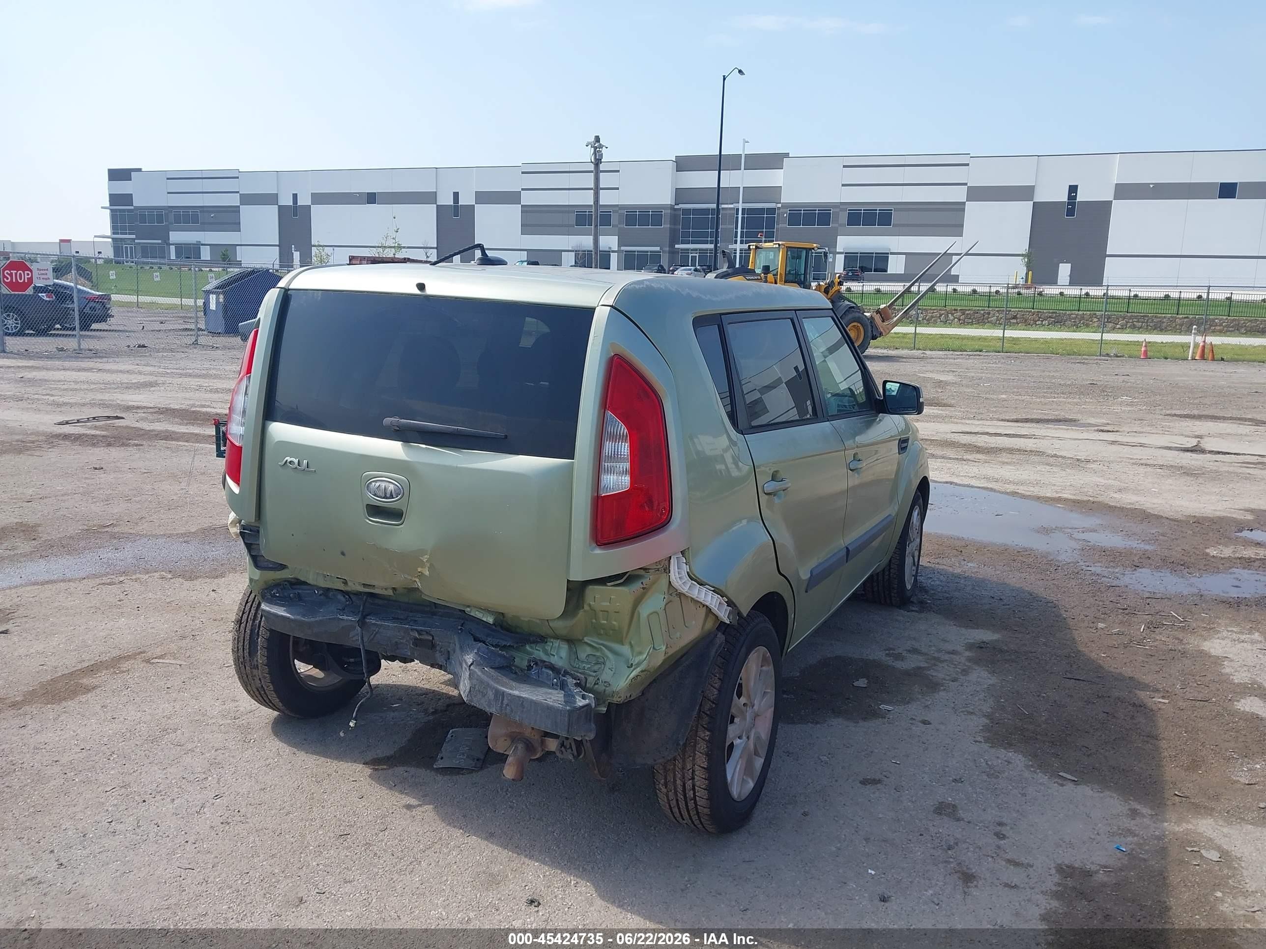 2012 Kia Soul + Green vin: KNDJT2A6XC7454455