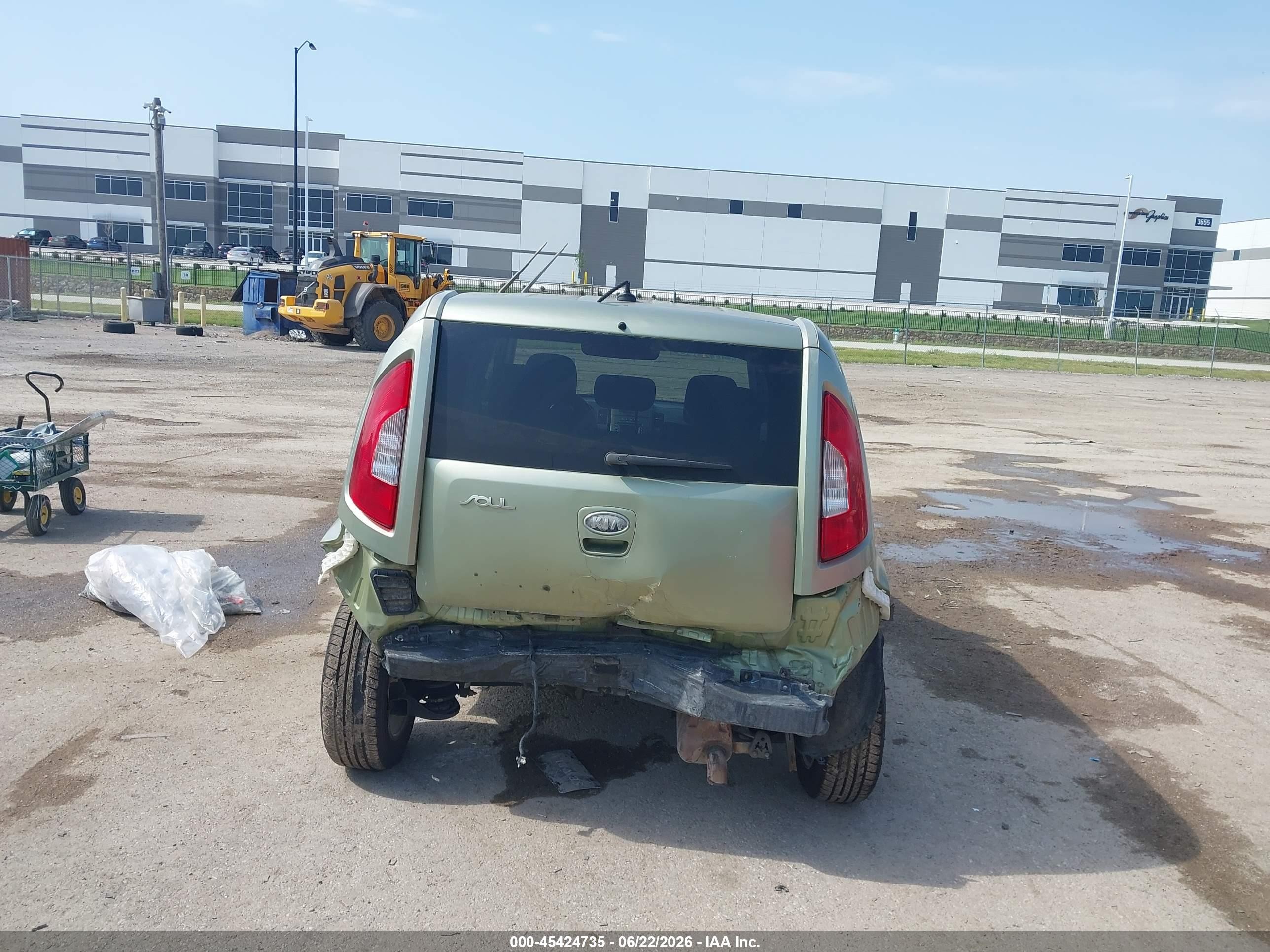2012 Kia Soul + Green vin: KNDJT2A6XC7454455