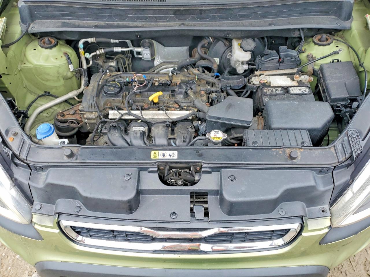 2012 Kia Soul + Зеленый vin: KNDJT2A6XC7468517