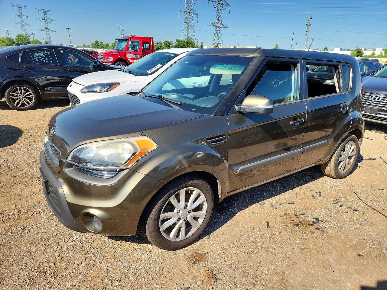 2013 Kia Soul + Brown vin: KNDJT2A6XD7504885