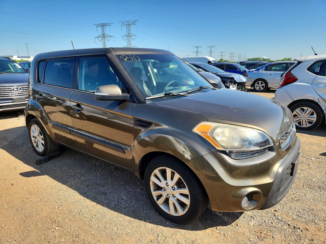 2013 Kia Soul + Brown vin: KNDJT2A6XD7504885