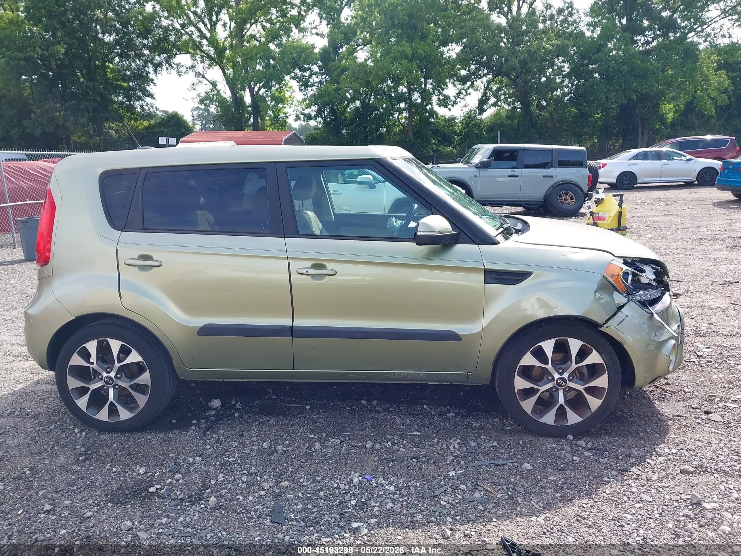 2013 Kia Soul ! Зеленый vin: KNDJT2A6XD7515255