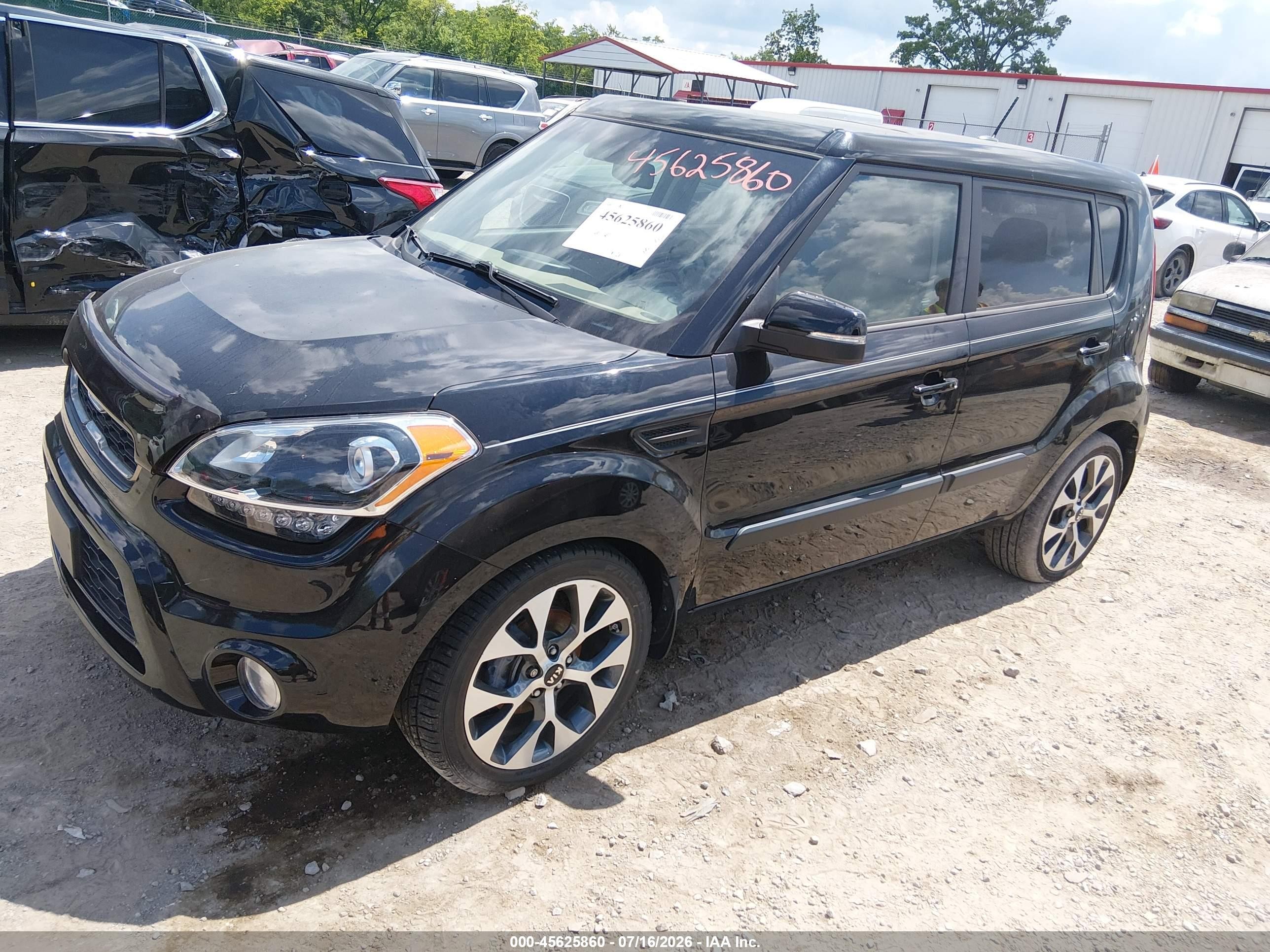 2013 Kia Soul ! Черный vin: KNDJT2A6XD7526739