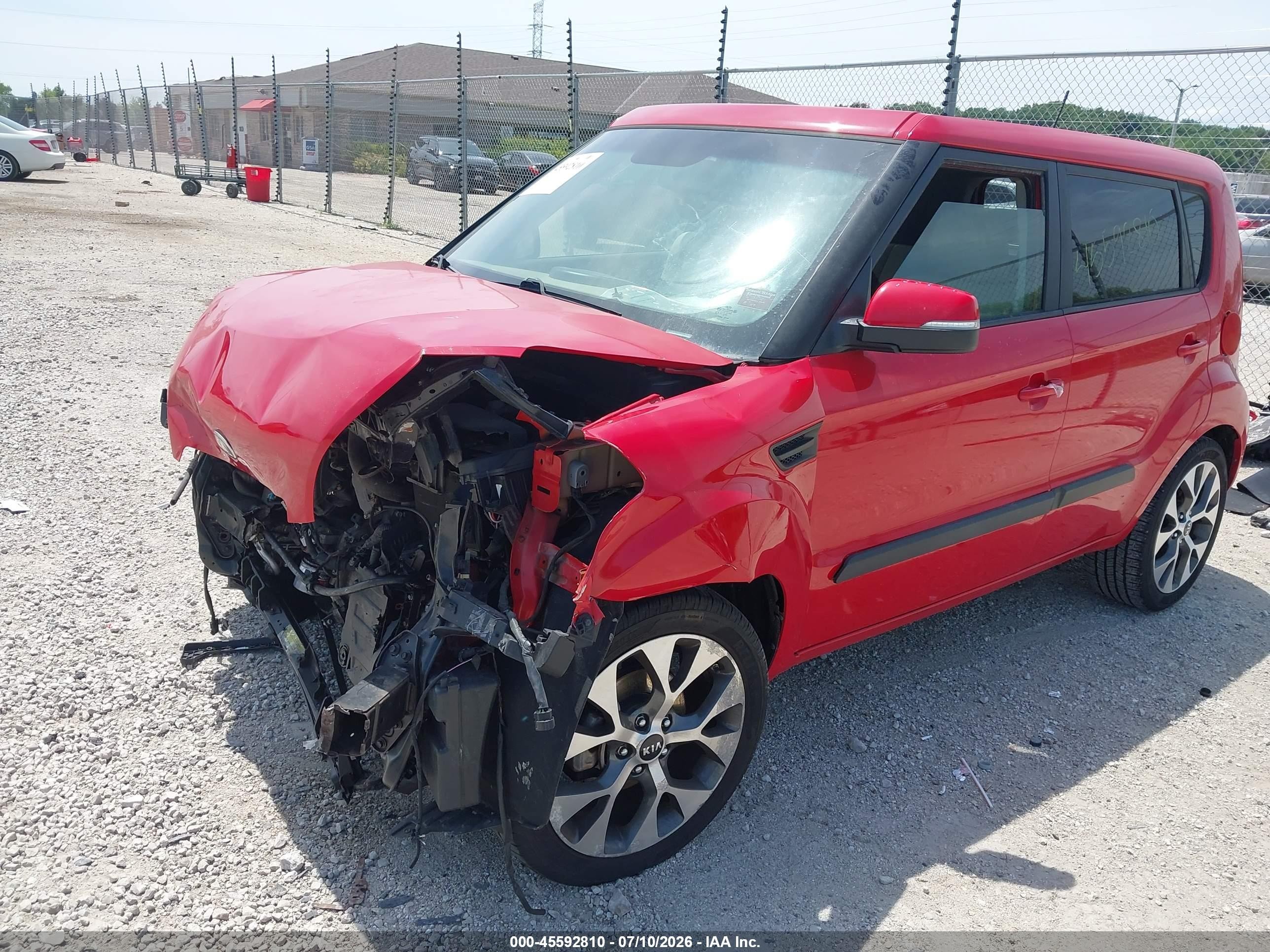2013 Kia Soul ! Red vin: KNDJT2A6XD7539474