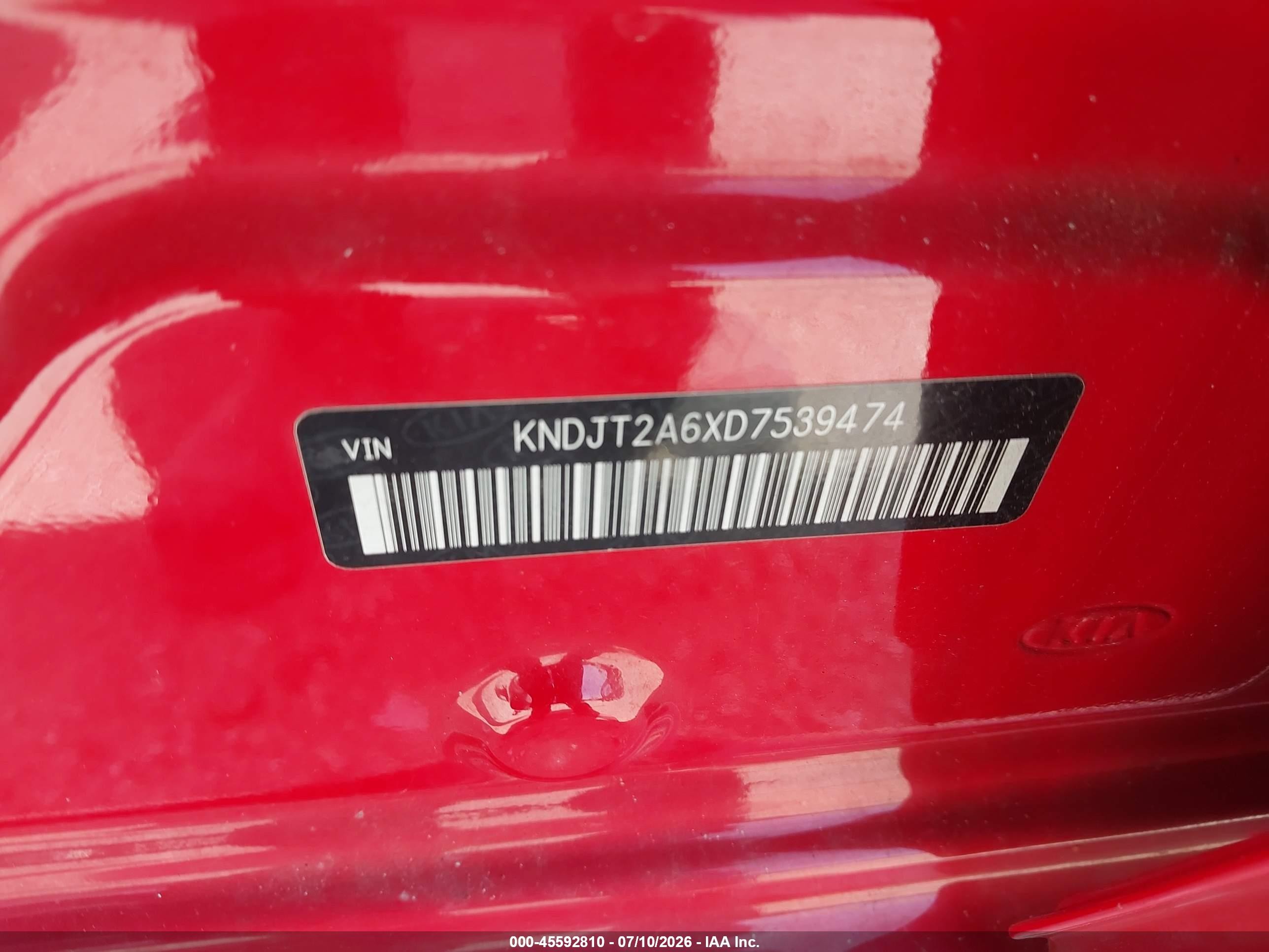 2013 Kia Soul ! Red vin: KNDJT2A6XD7539474
