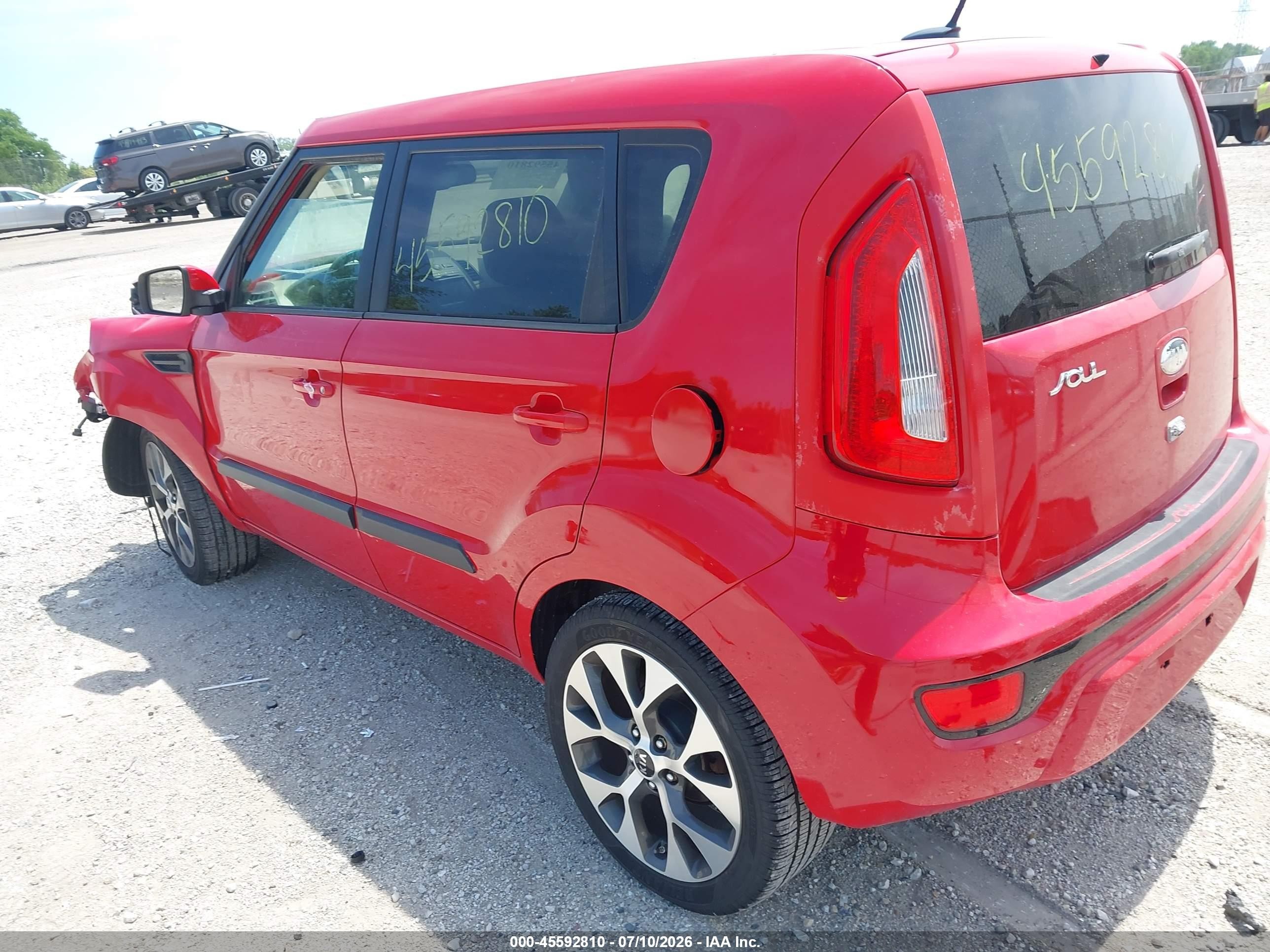 2013 Kia Soul ! Red vin: KNDJT2A6XD7539474