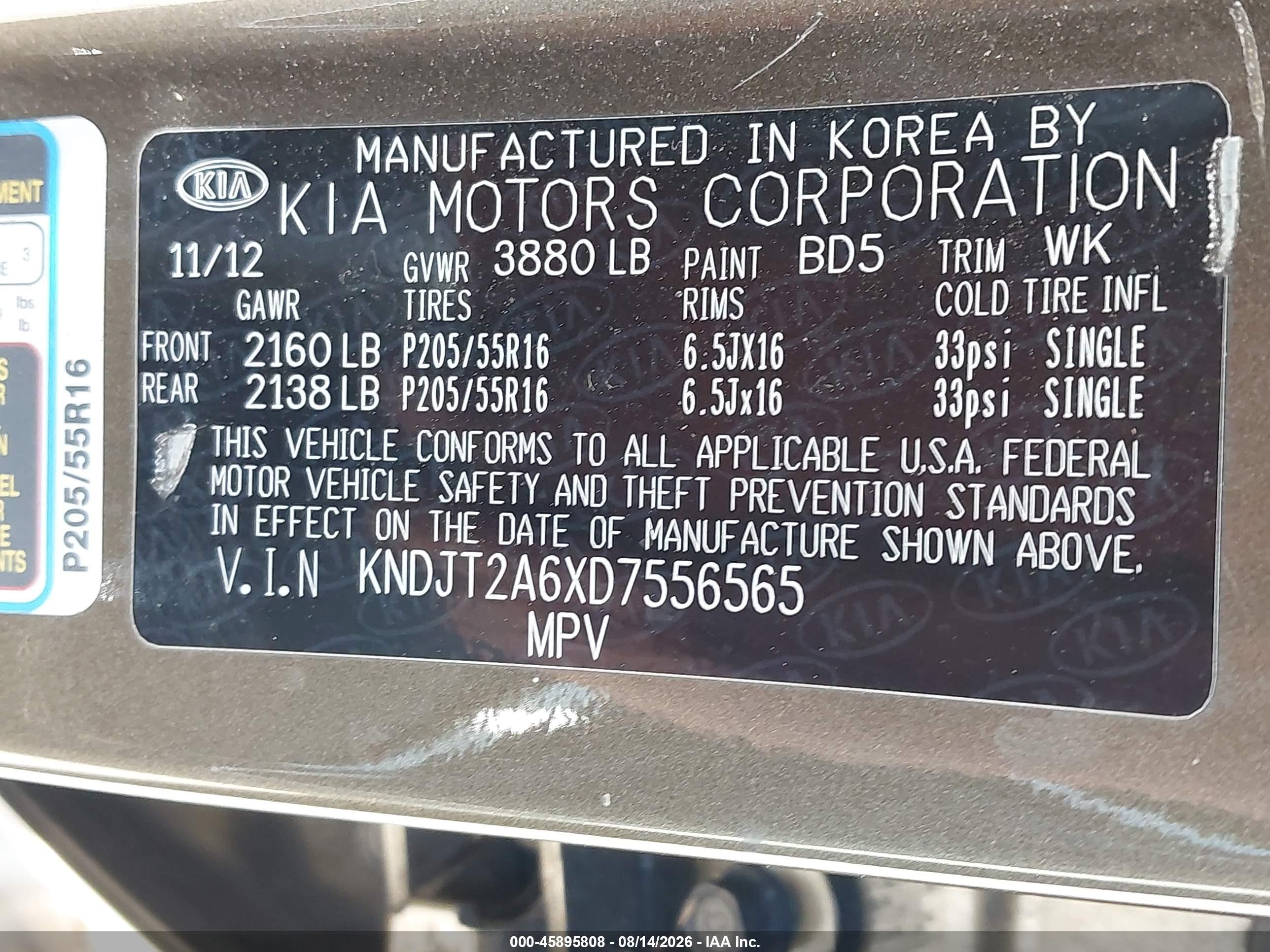 2013 Kia Soul + Green vin: KNDJT2A6XD7556565