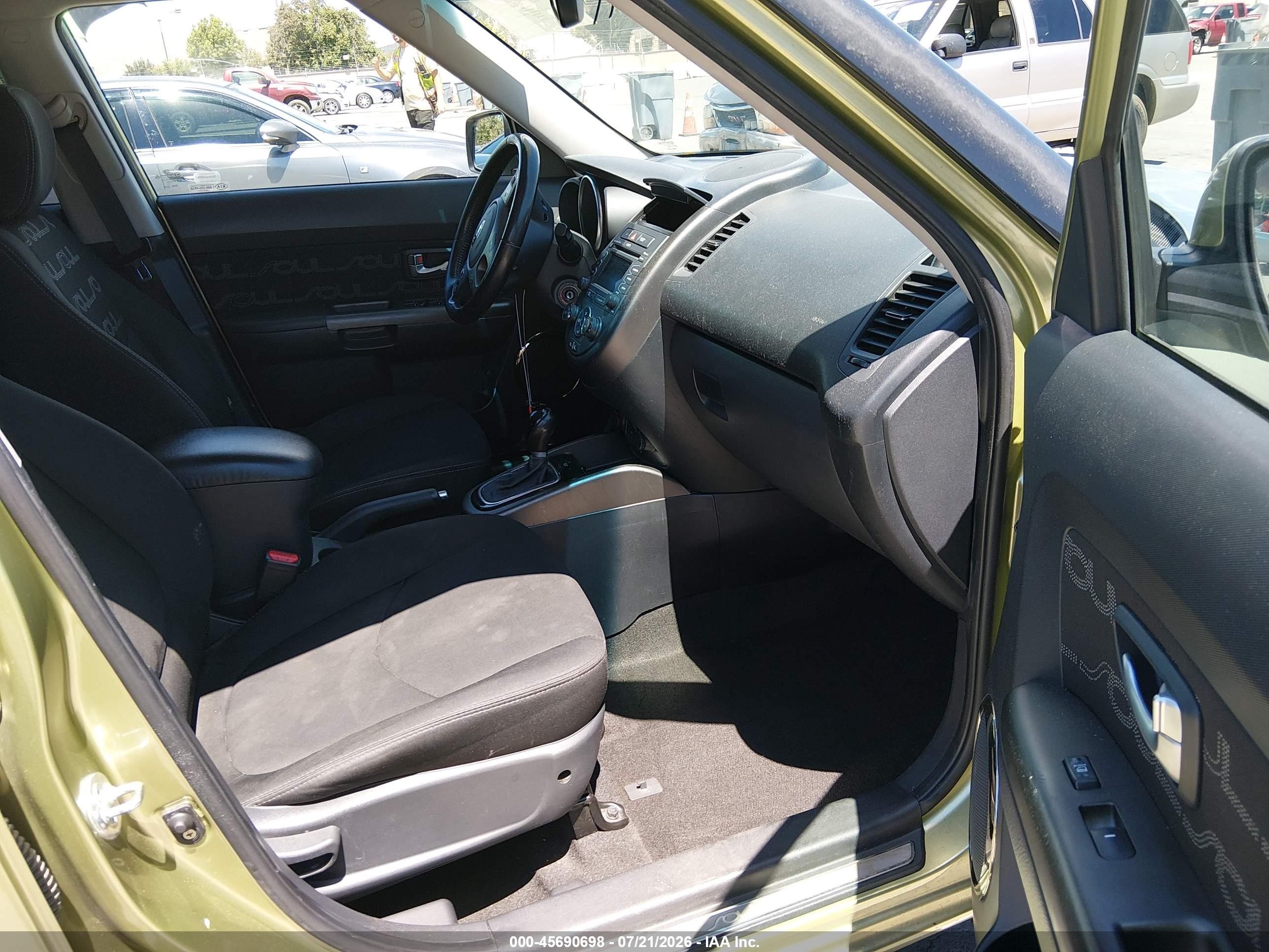 2013 Kia Soul + Зеленый vin: KNDJT2A6XD7637436