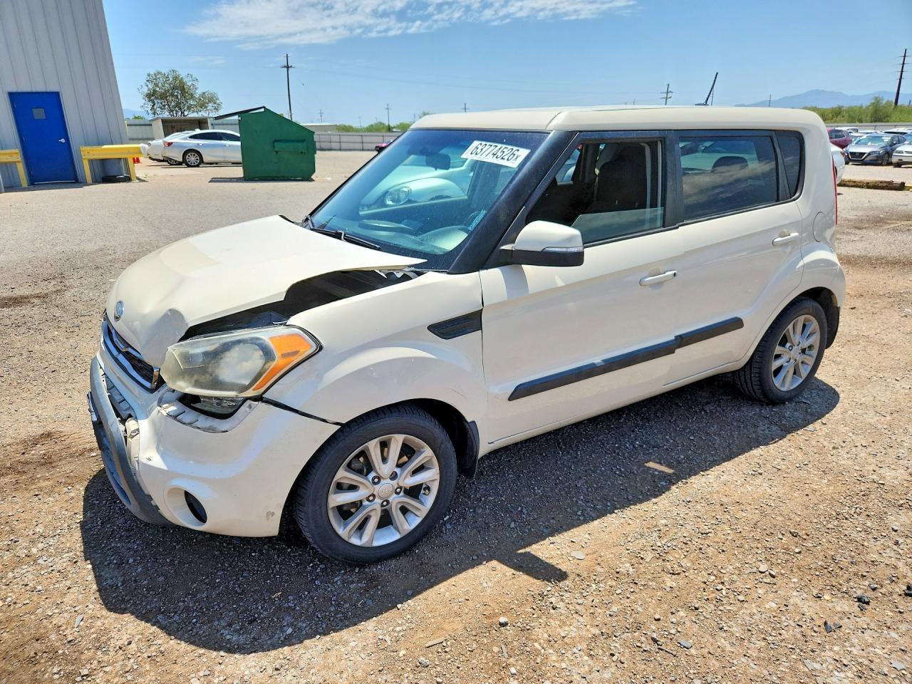 2013 Kia Soul + White vin: KNDJT2A6XD7758001