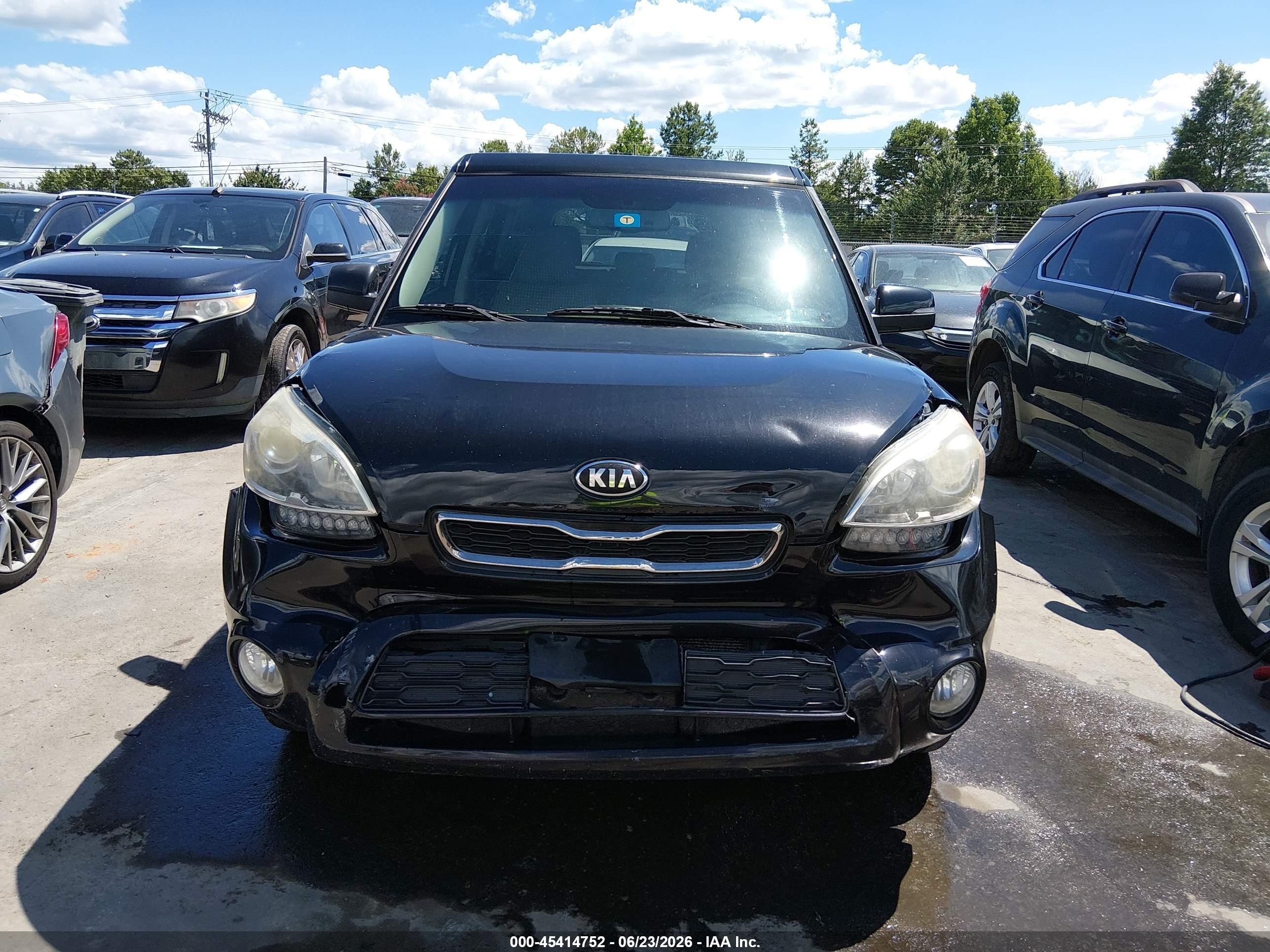 2013 Kia Soul ! Черный vin: KNDJT2A6XD7765739