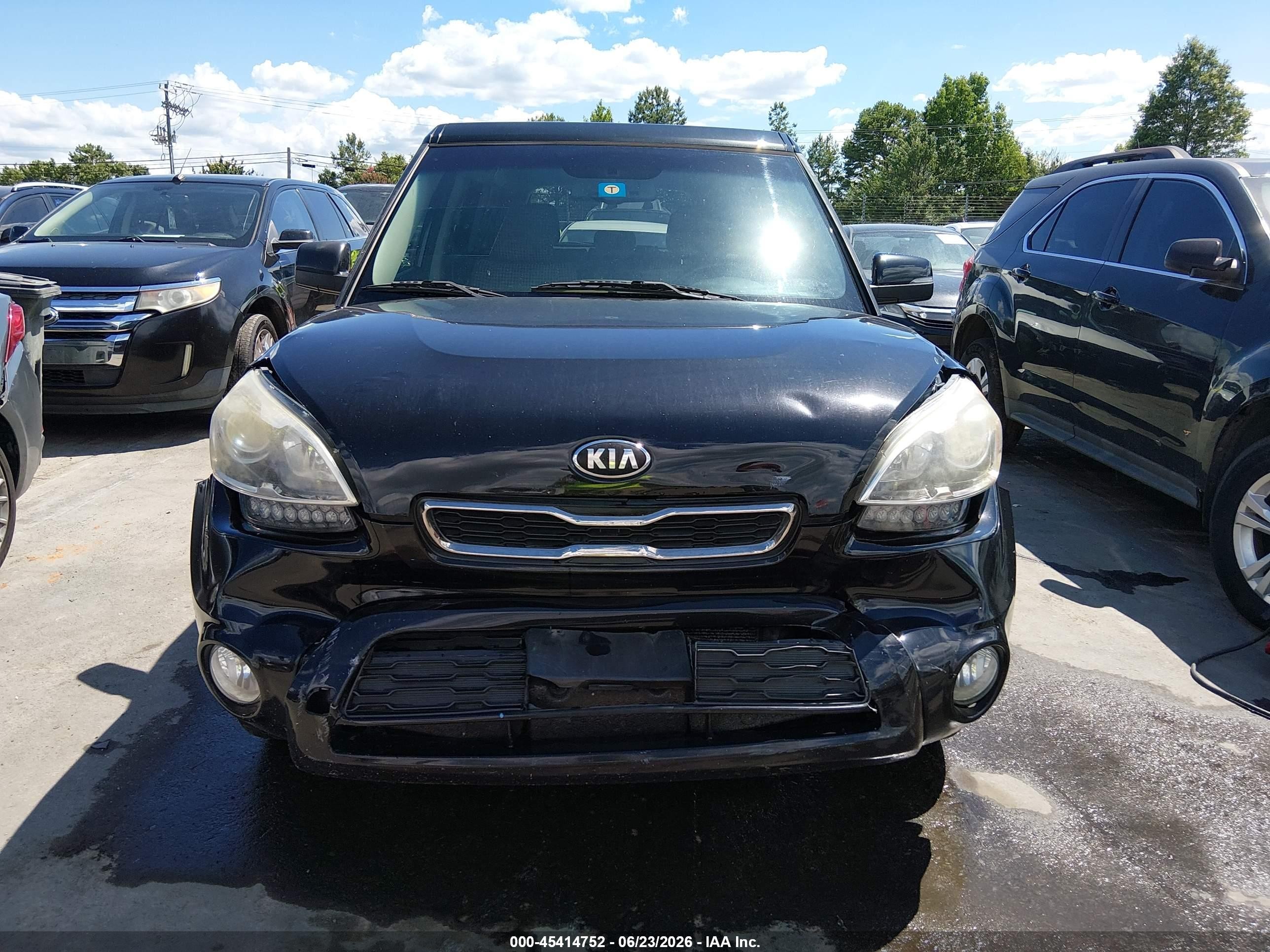 2013 Kia Soul ! Черный vin: KNDJT2A6XD7765739