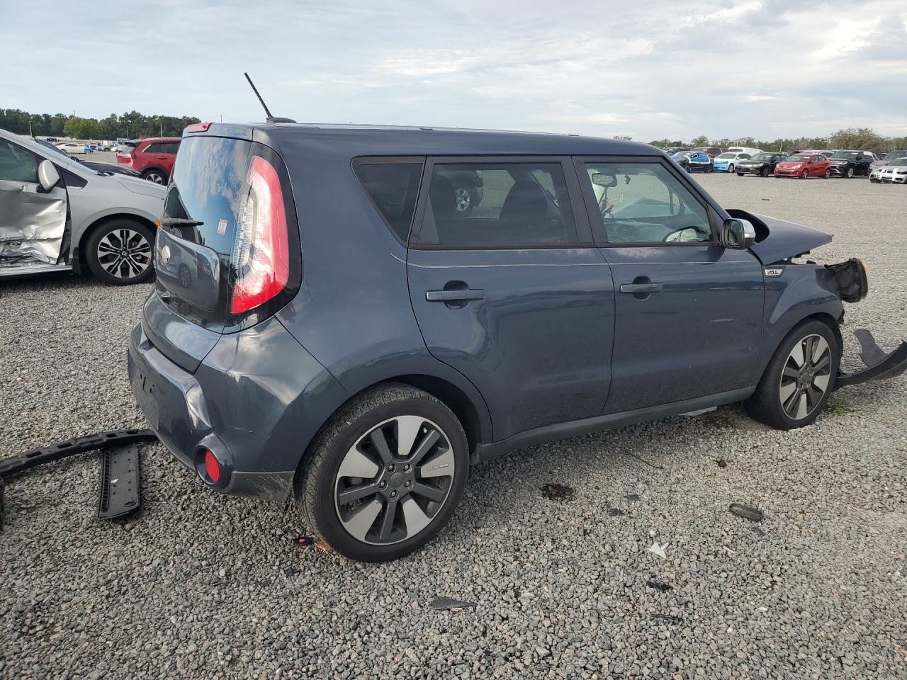 2014 Kia Soul ! Gray vin: KNDJX3A50E7037415