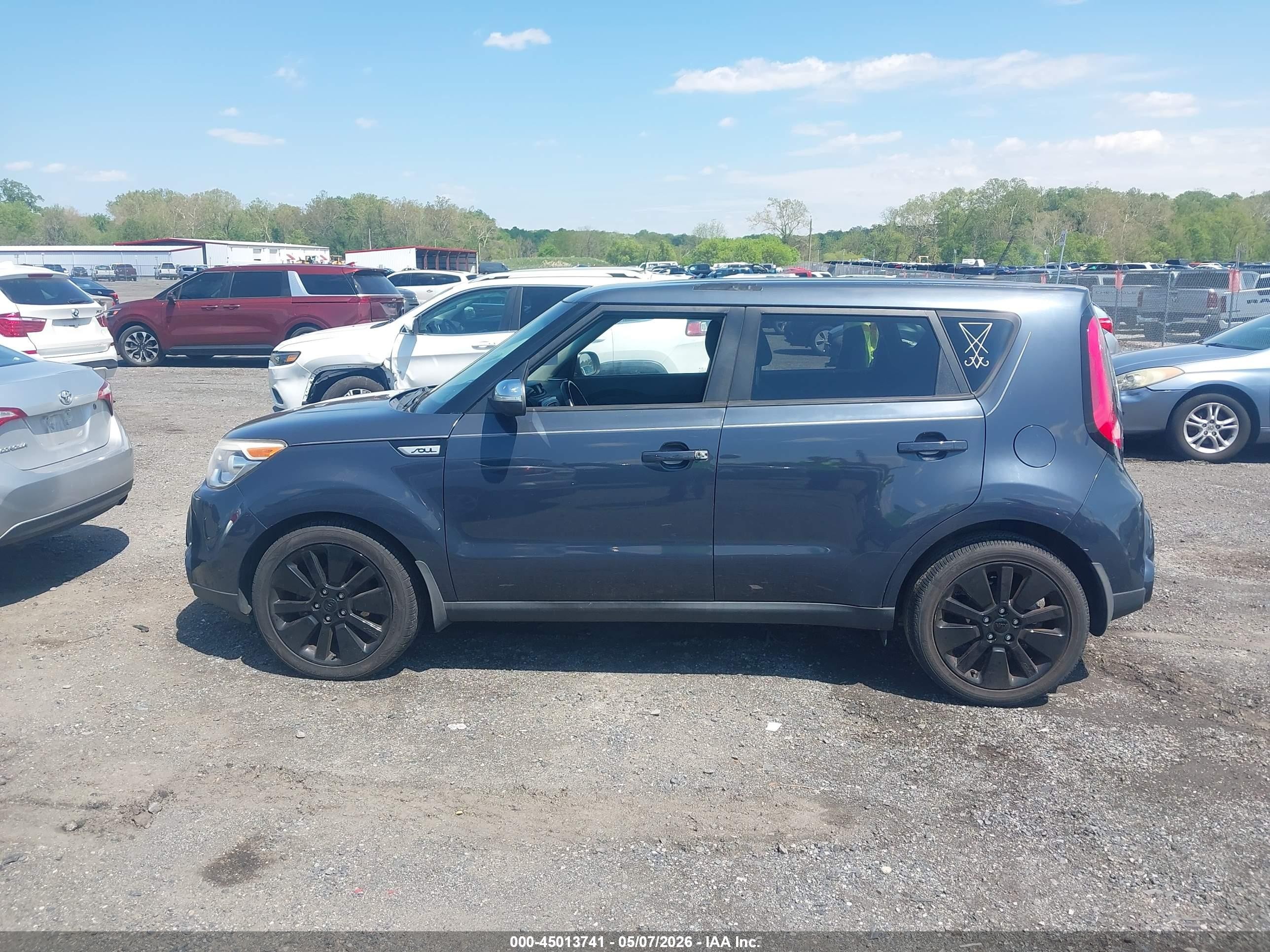 2014 Kia Soul ! Синий vin: KNDJX3A50E7063187