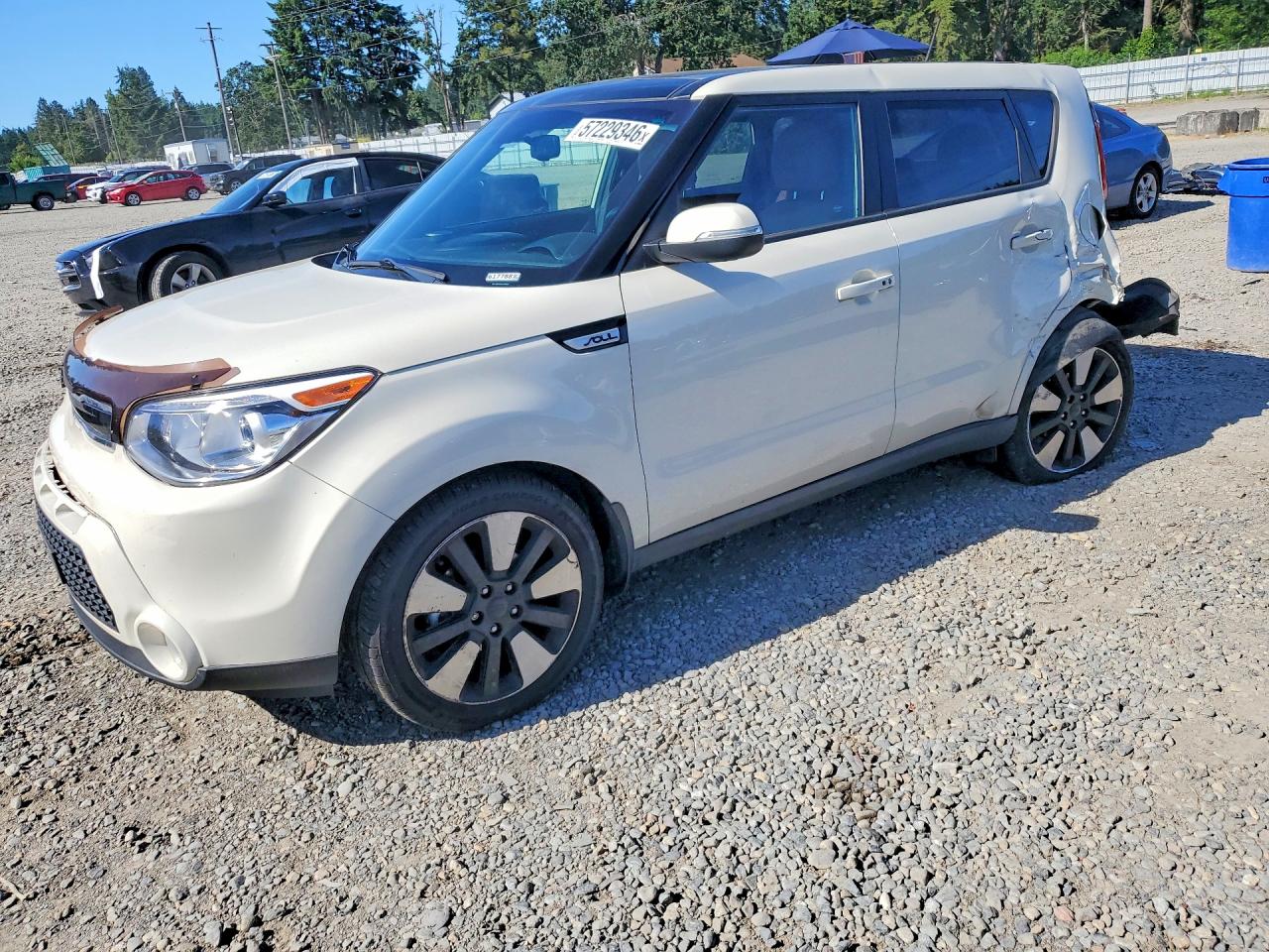 2015 Kia Soul ! Белый vin: KNDJX3A50F7143297