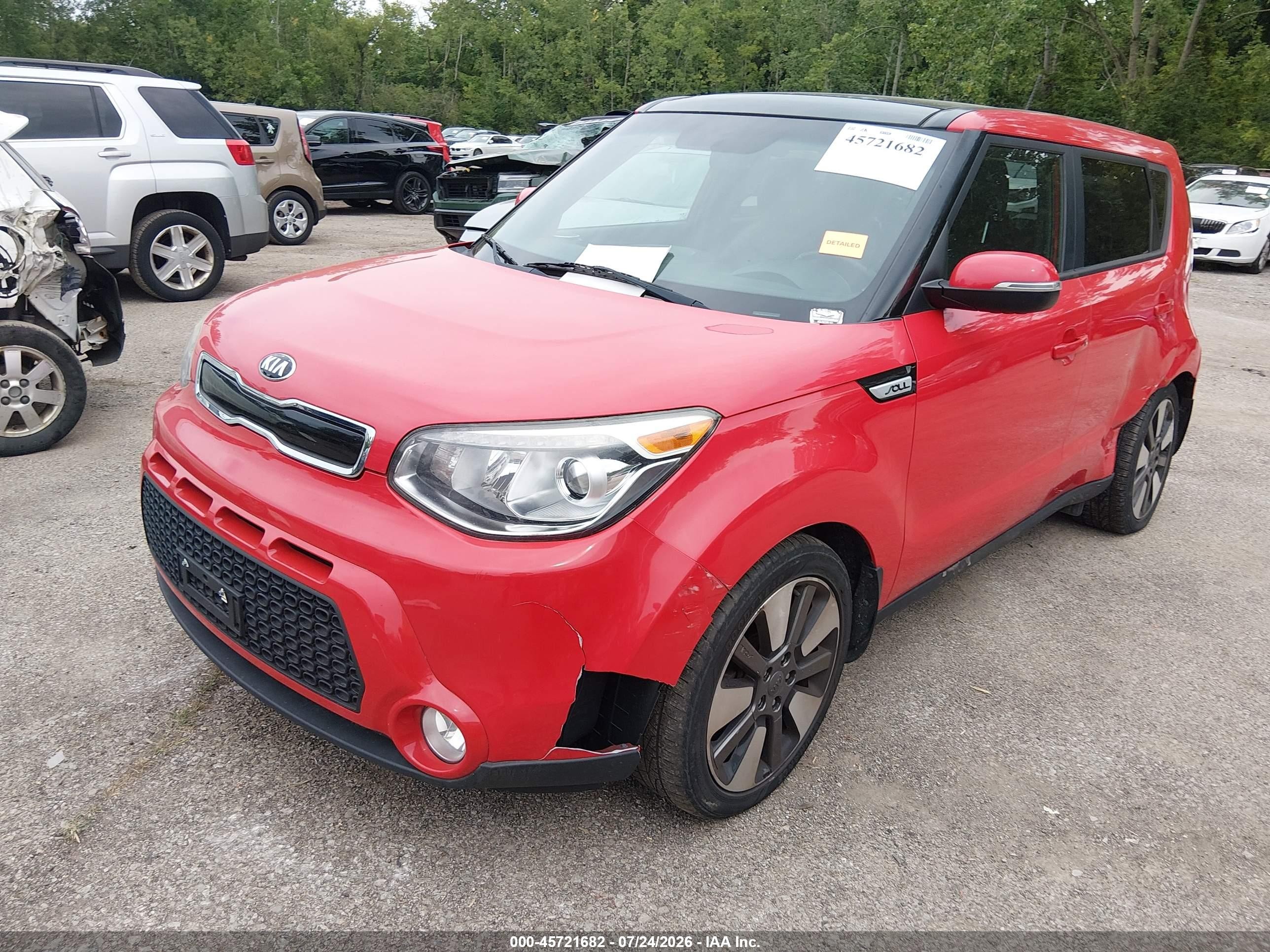 2015 Kia Soul ! Red vin: KNDJX3A50F7777872