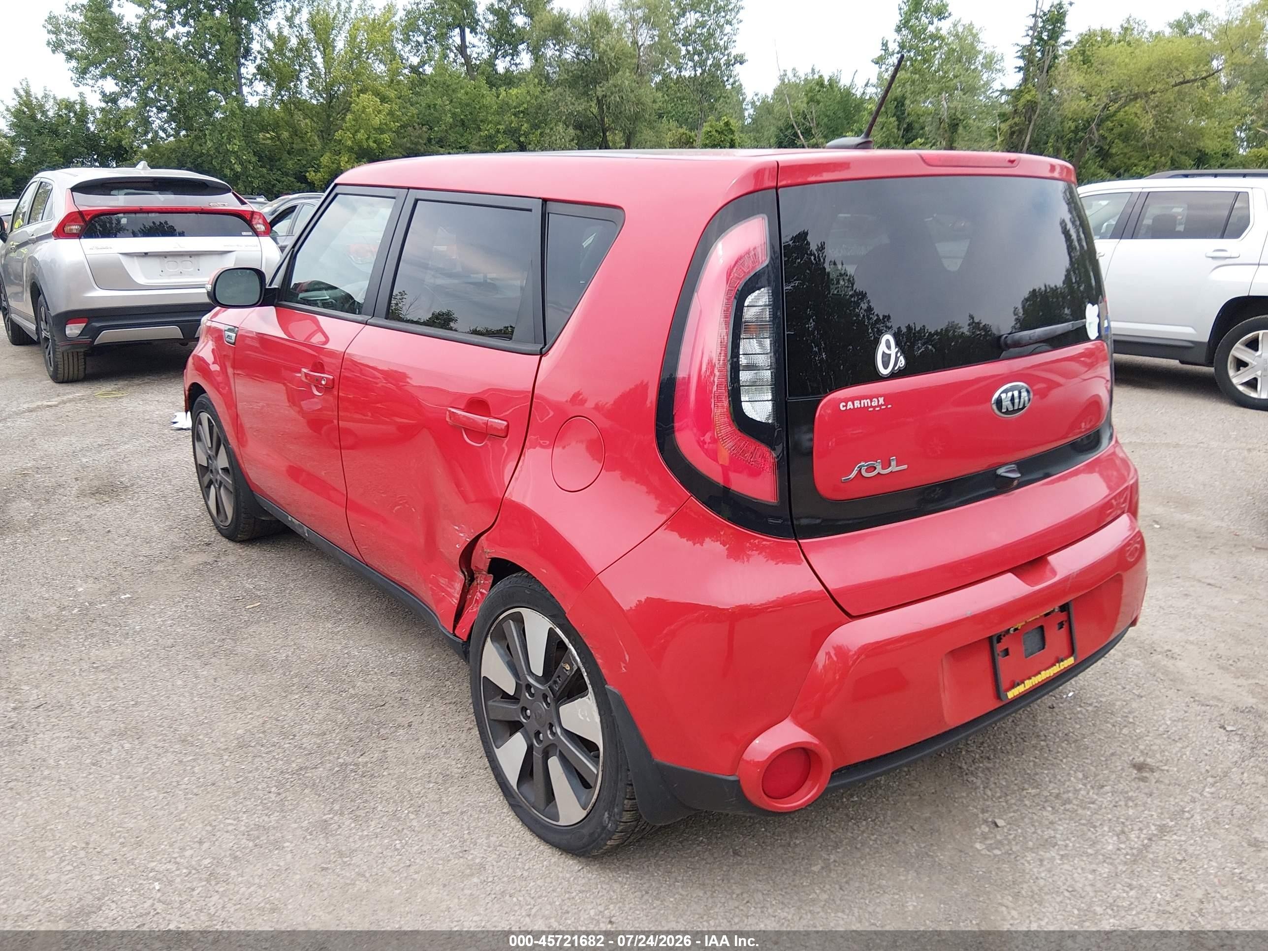 2015 Kia Soul ! Red vin: KNDJX3A50F7777872