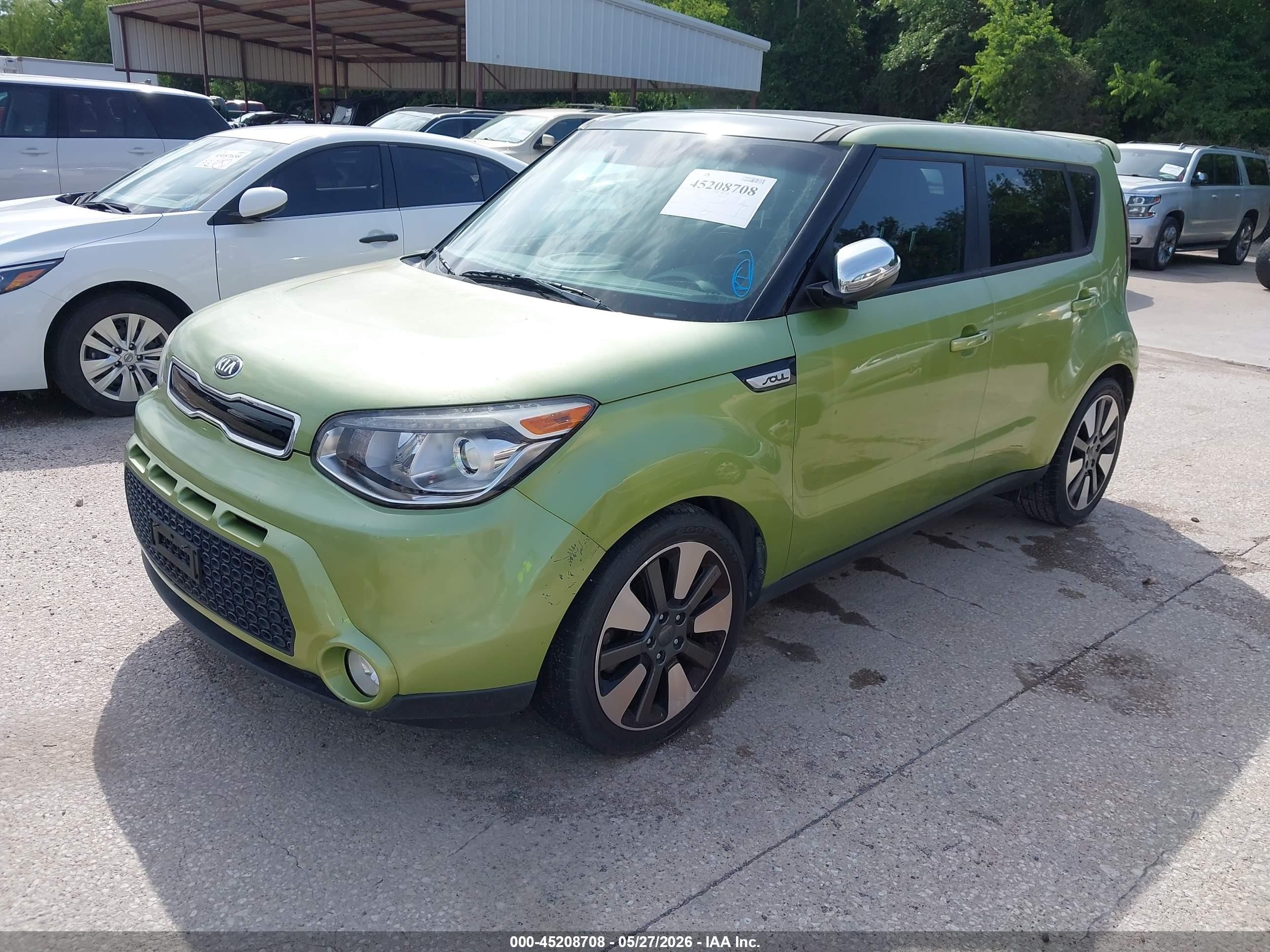2015 Kia Soul ! Green vin: KNDJX3A50F7778746