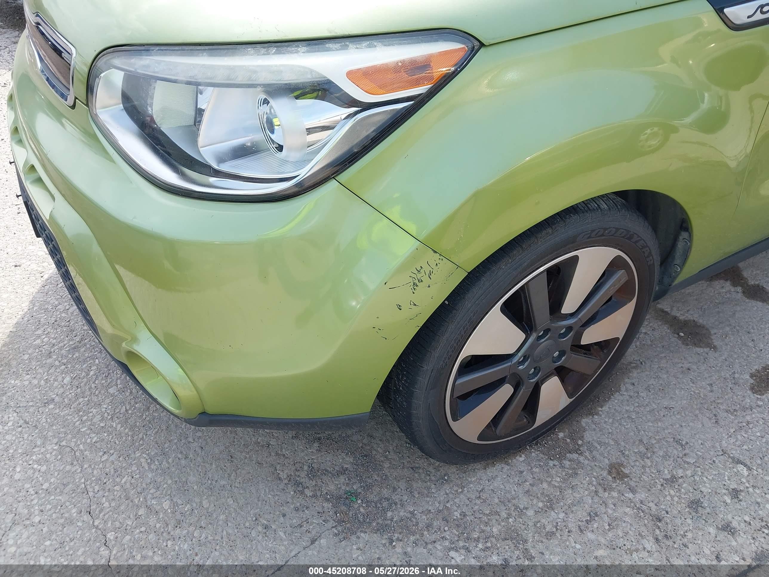 2015 Kia Soul ! Green vin: KNDJX3A50F7778746