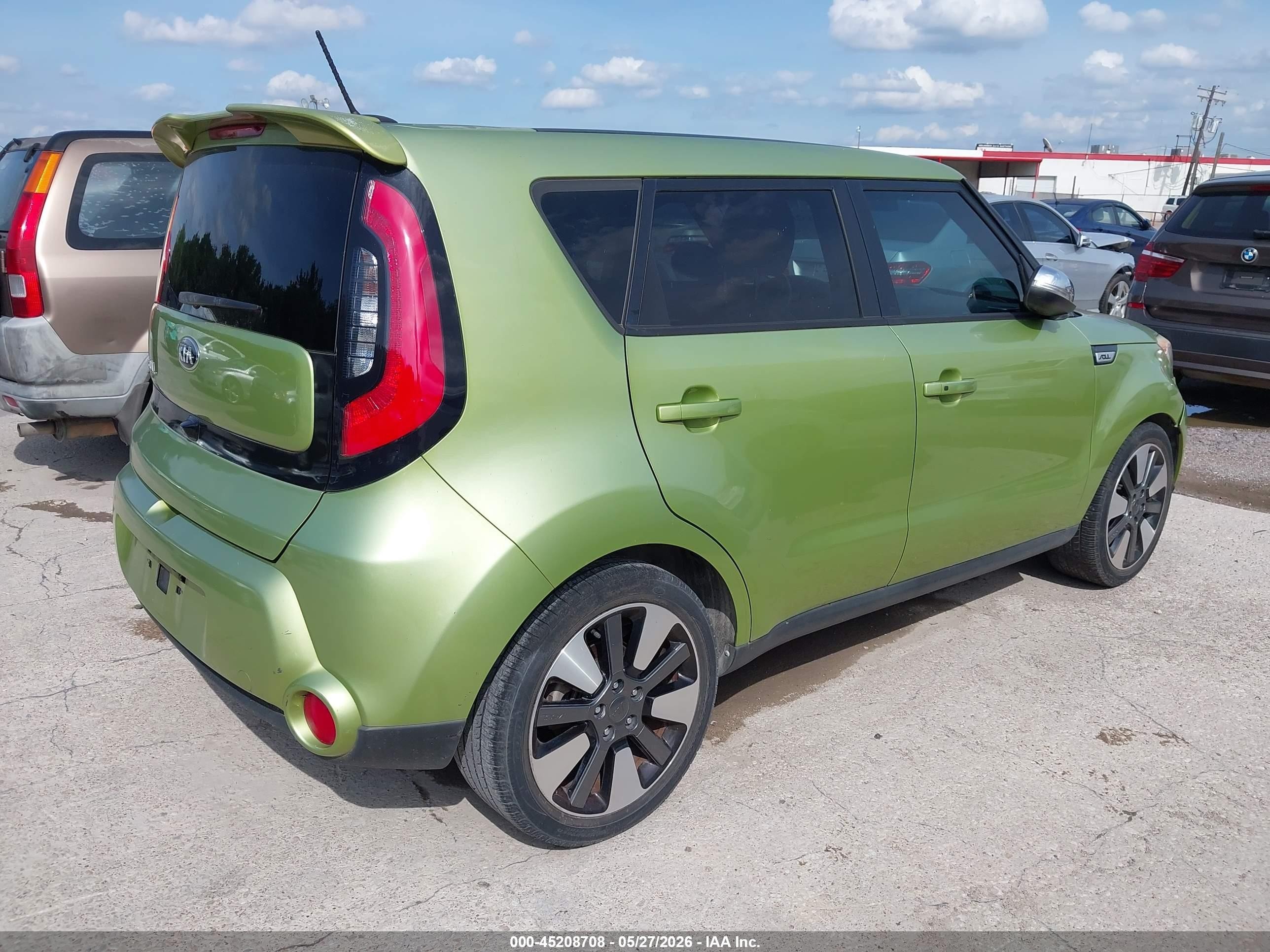 2015 Kia Soul ! Green vin: KNDJX3A50F7778746