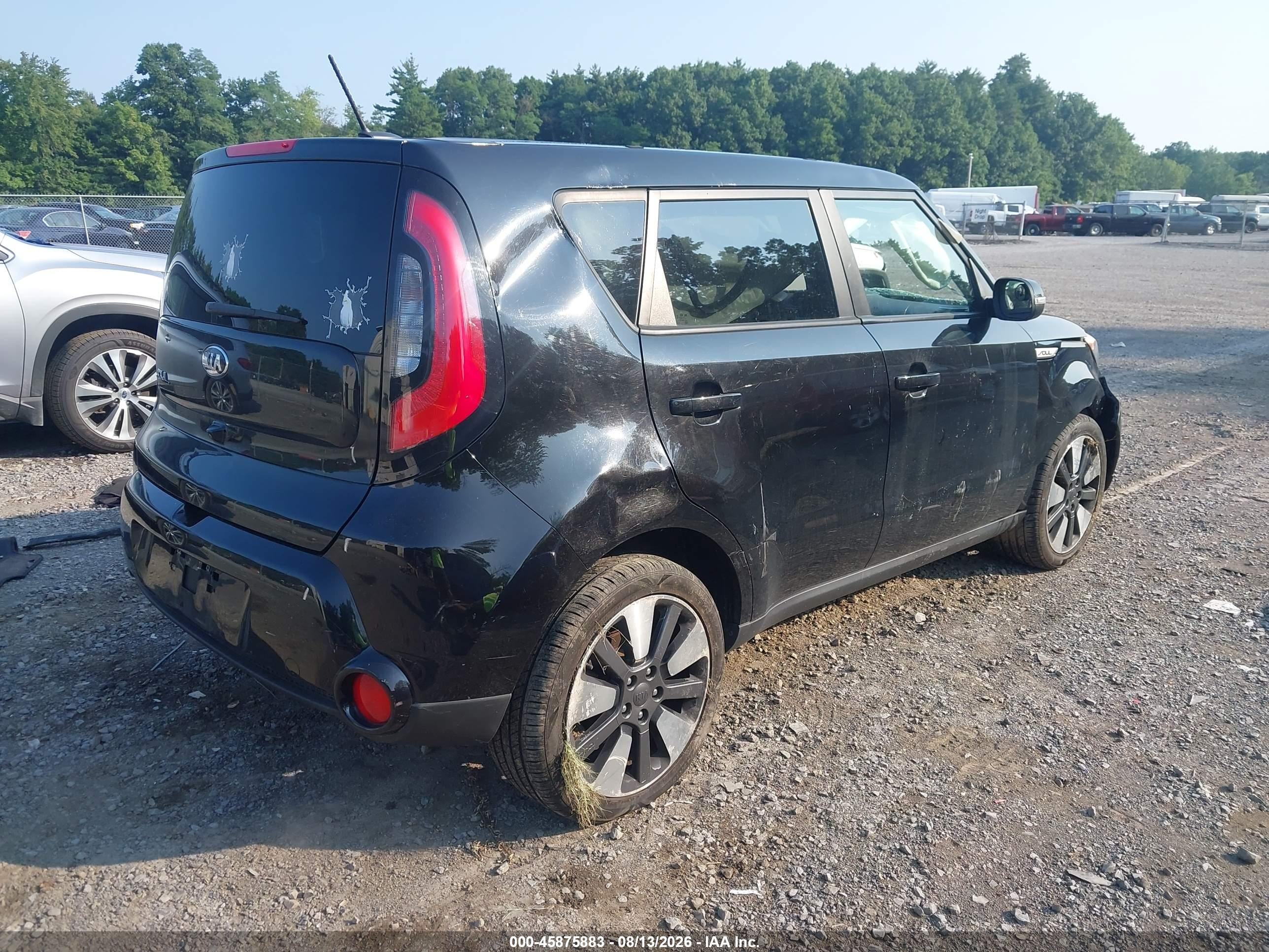 2014 Kia Soul ! Черный vin: KNDJX3A51E7020512
