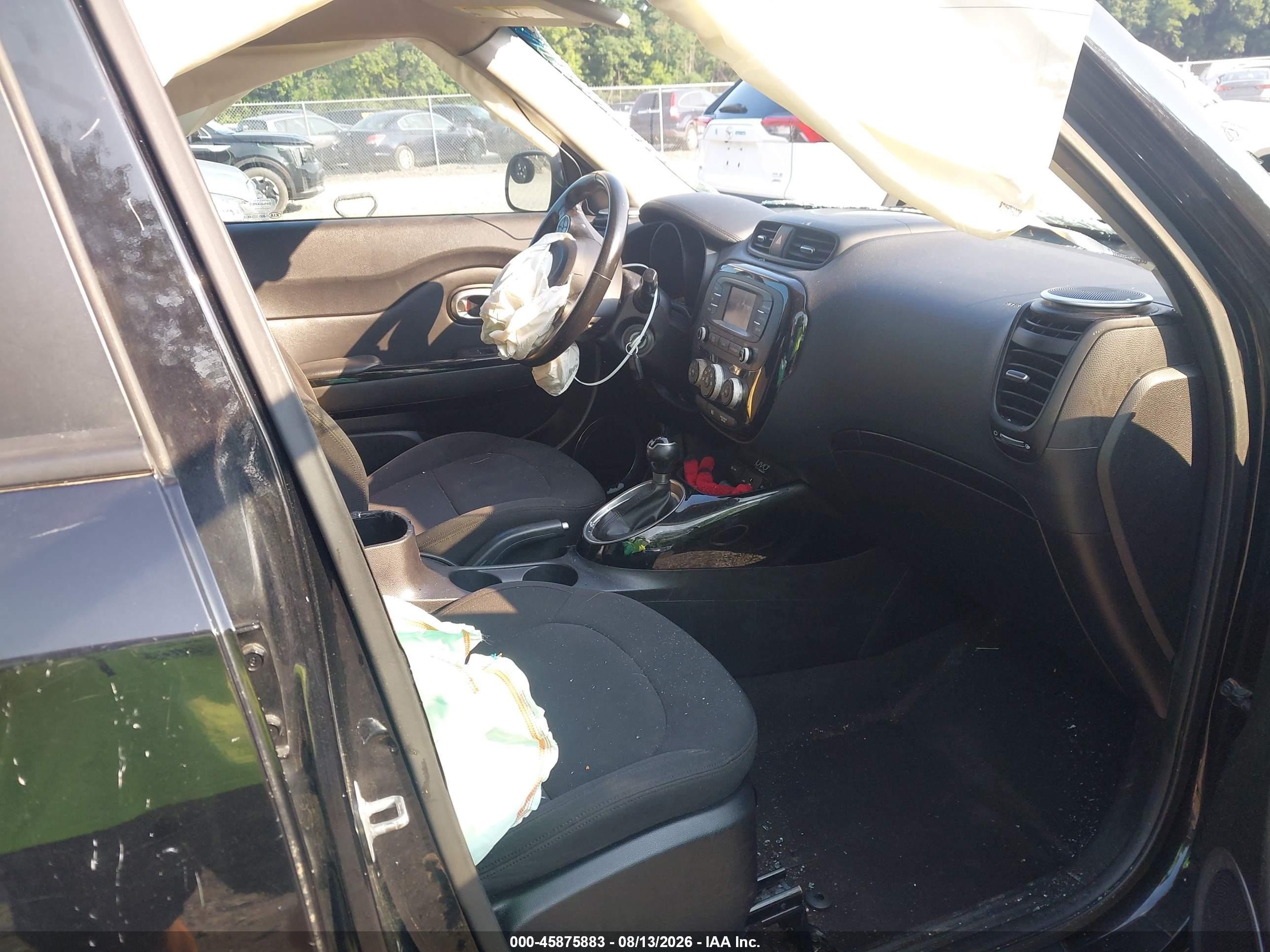 2014 Kia Soul ! Черный vin: KNDJX3A51E7020512