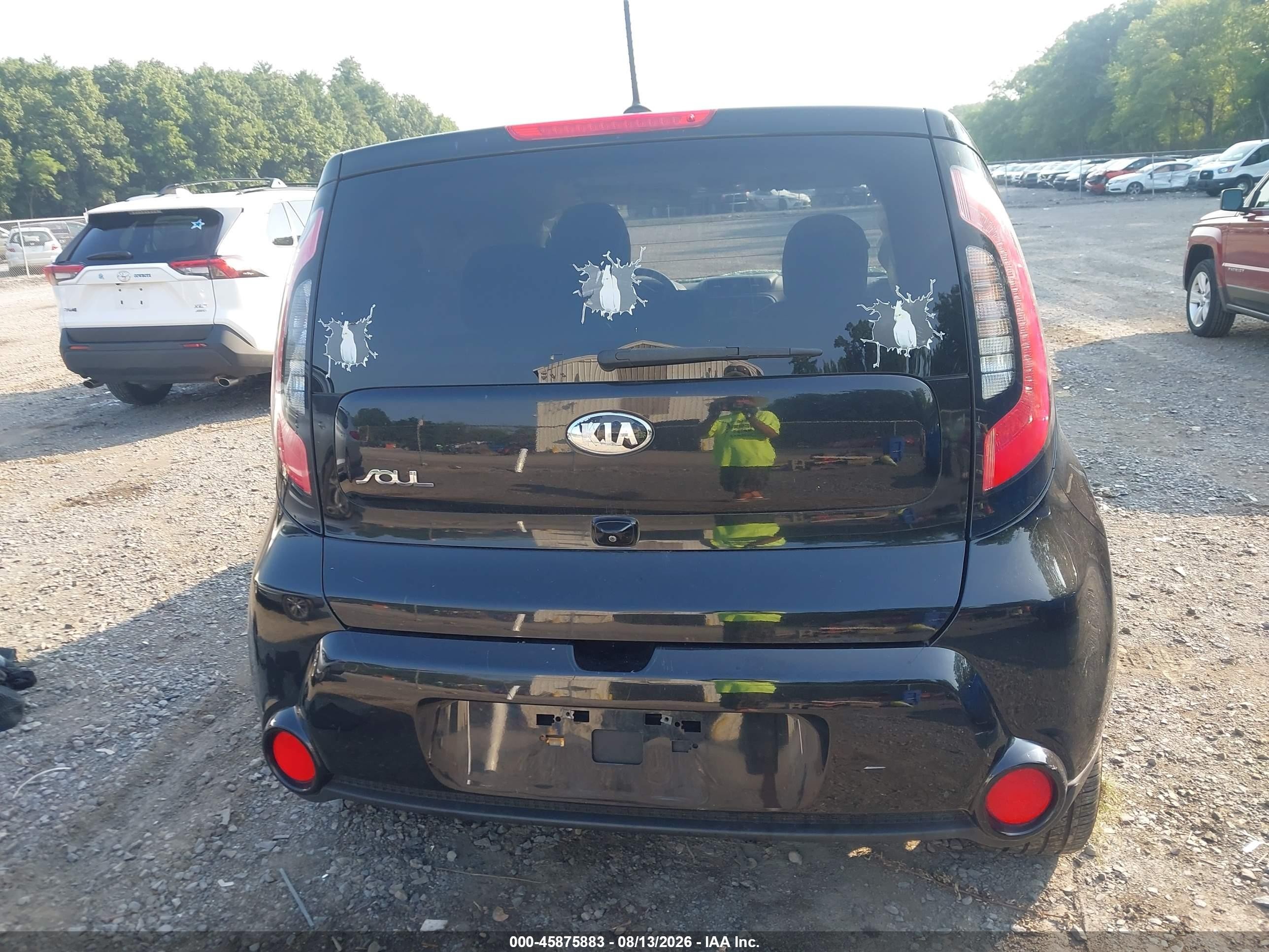 2014 Kia Soul ! Черный vin: KNDJX3A51E7020512