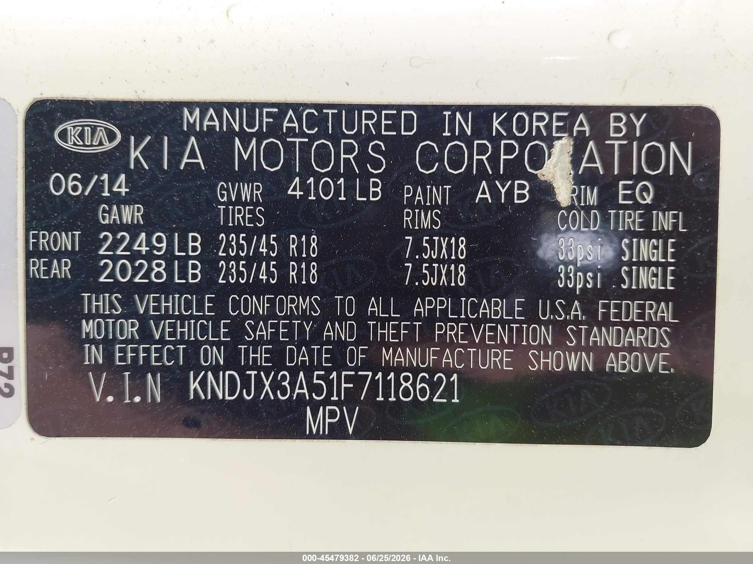 2015 Kia Soul ! Cream vin: KNDJX3A51F7118621