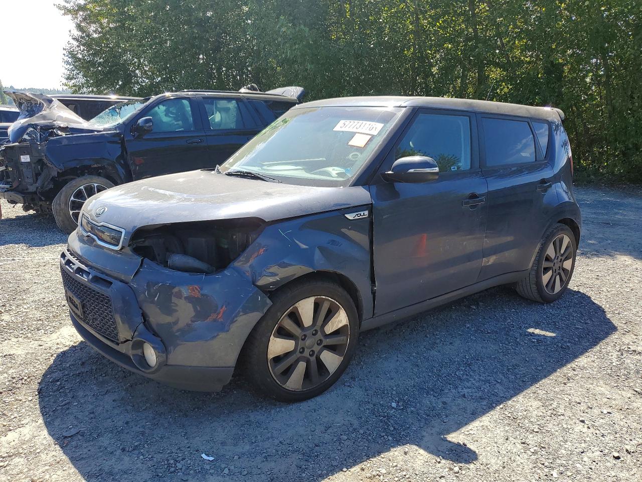 2015 Kia Soul ! Синий vin: KNDJX3A51F7171853