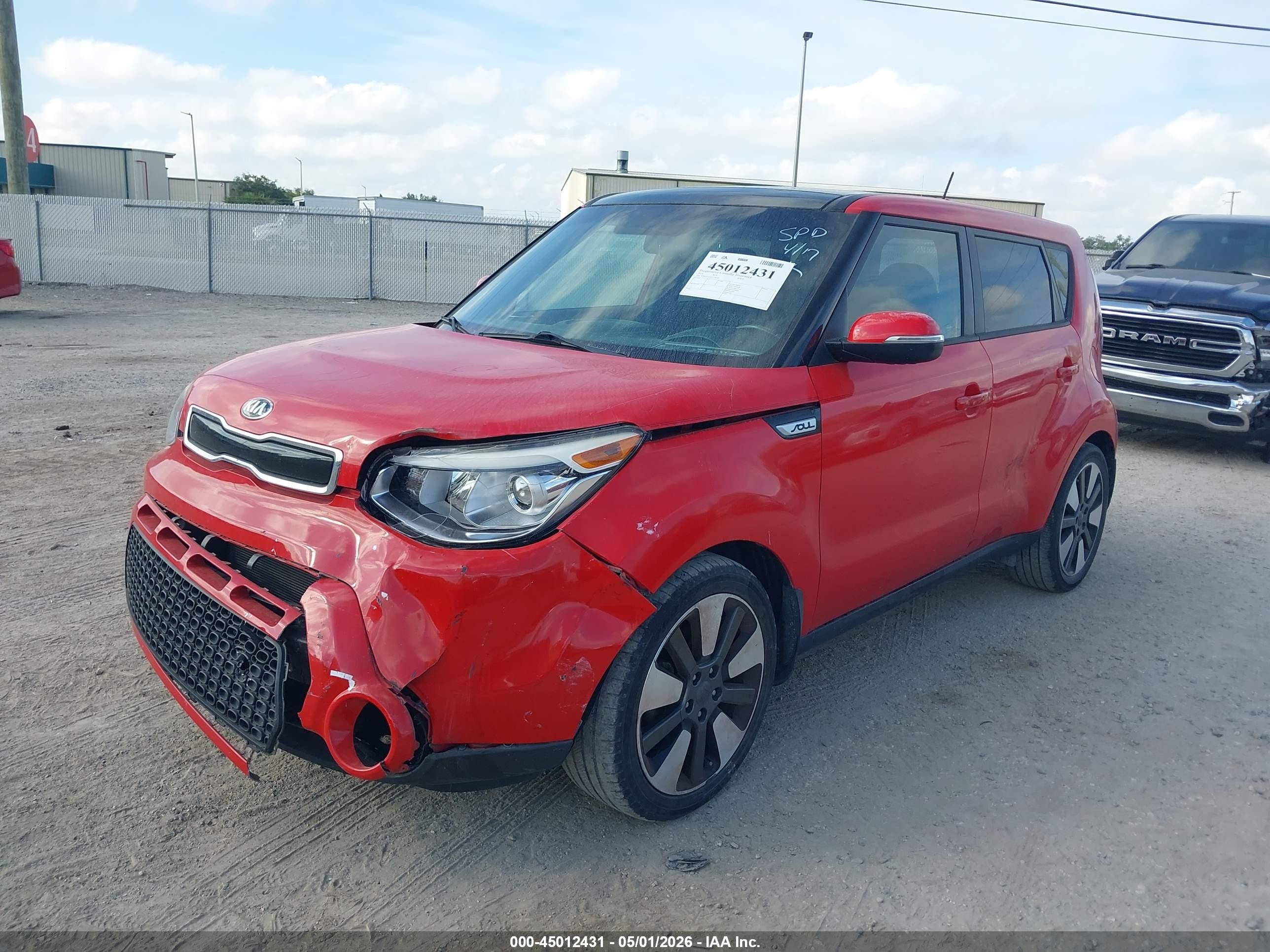 2015 Kia Soul ! Red vin: KNDJX3A51F7778268