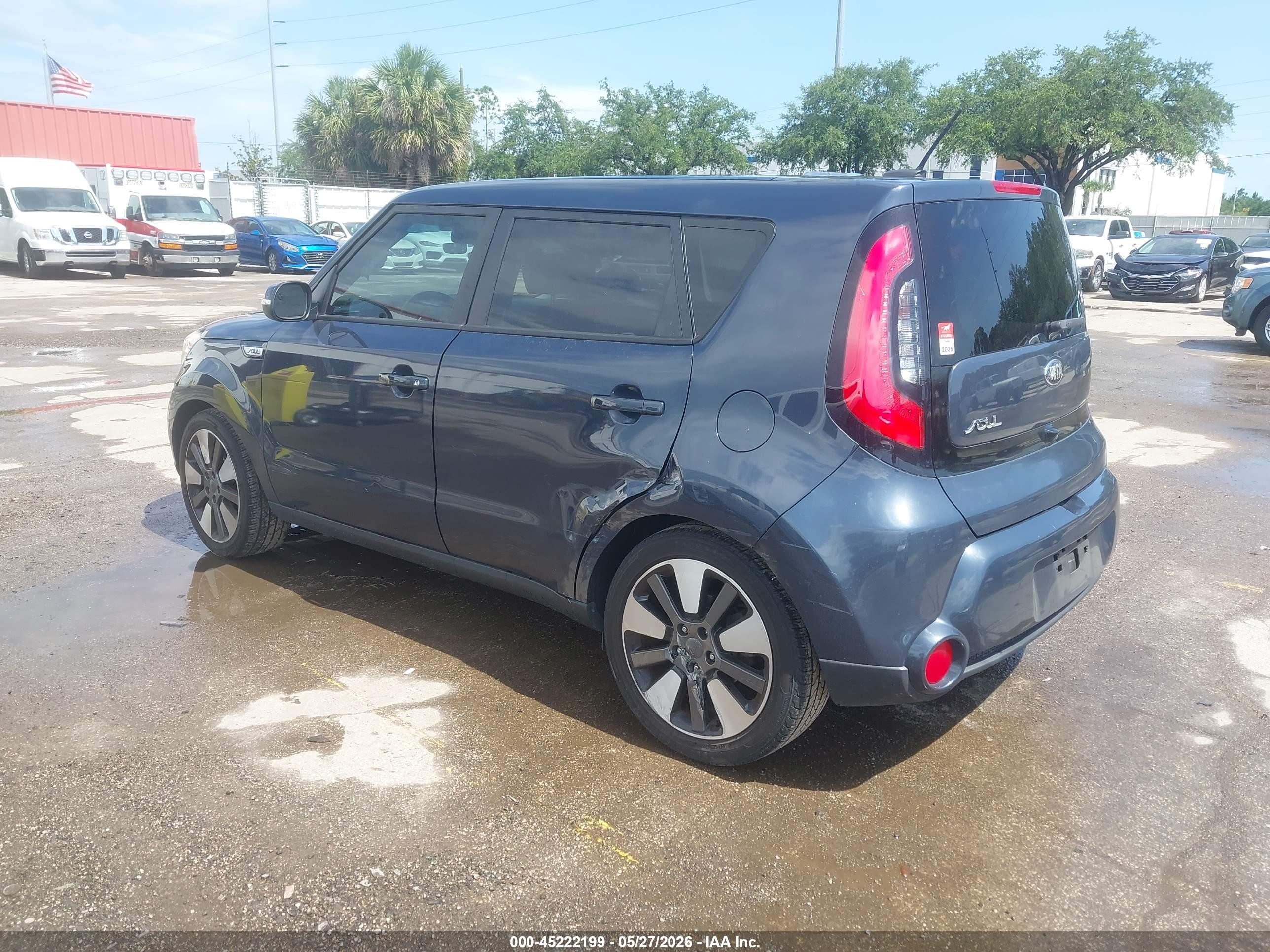 2016 Kia Soul ! Синий vin: KNDJX3A52G7364837