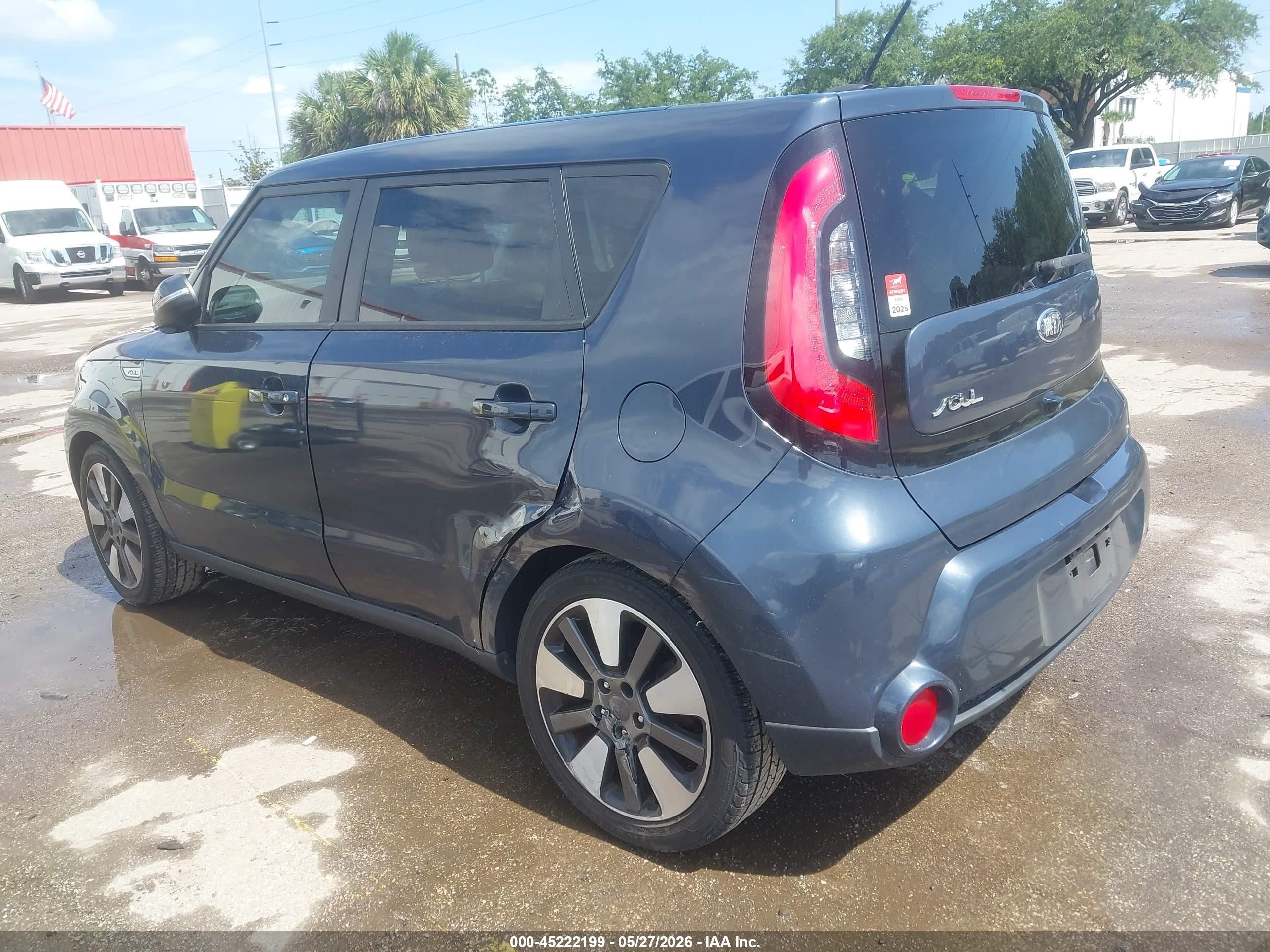 2016 Kia Soul ! Синий vin: KNDJX3A52G7364837