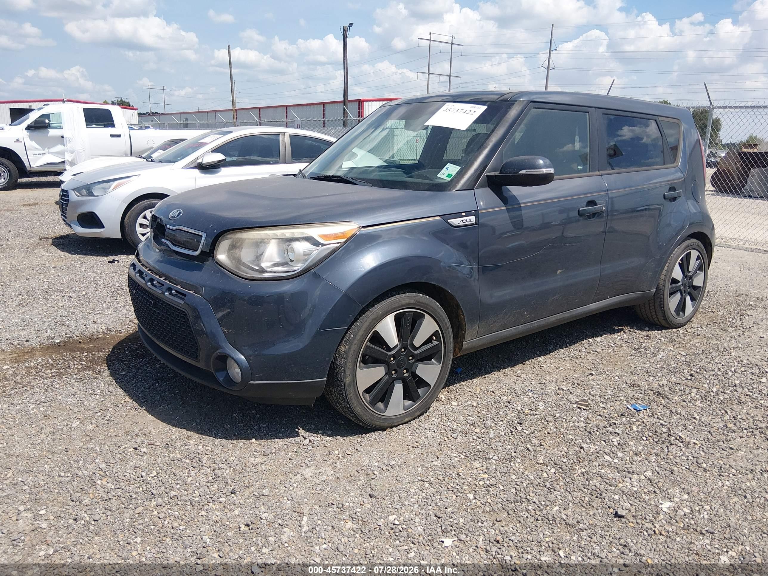 2015 Kia Soul ! Gray vin: KNDJX3A53F7209731