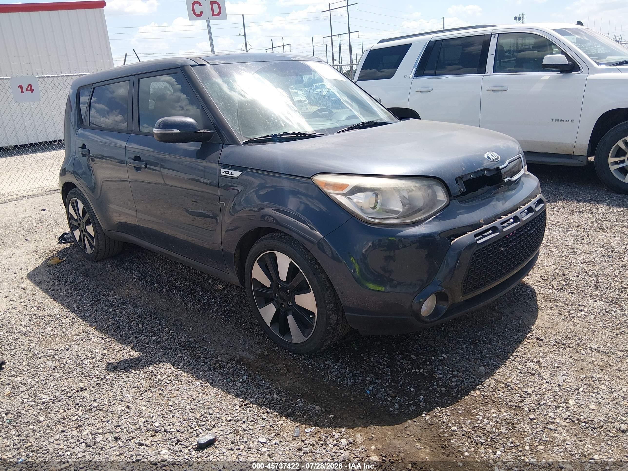 2015 Kia Soul ! Gray vin: KNDJX3A53F7209731