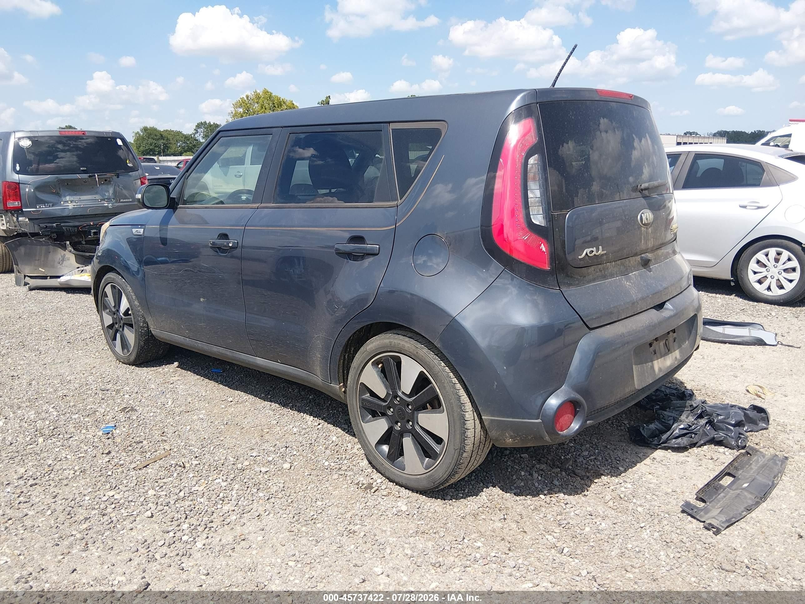 2015 Kia Soul ! Gray vin: KNDJX3A53F7209731