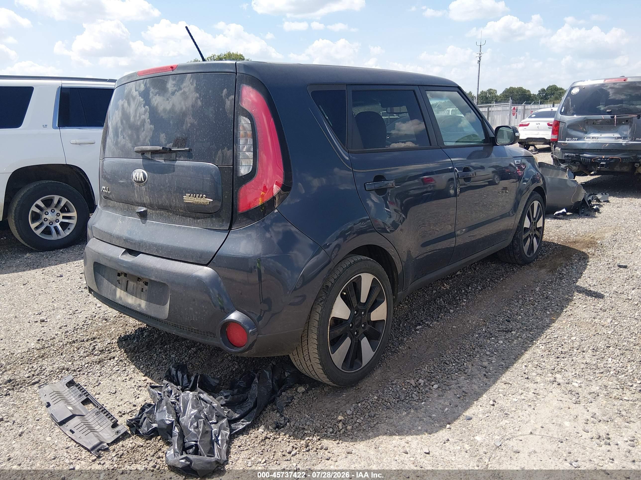 2015 Kia Soul ! Gray vin: KNDJX3A53F7209731