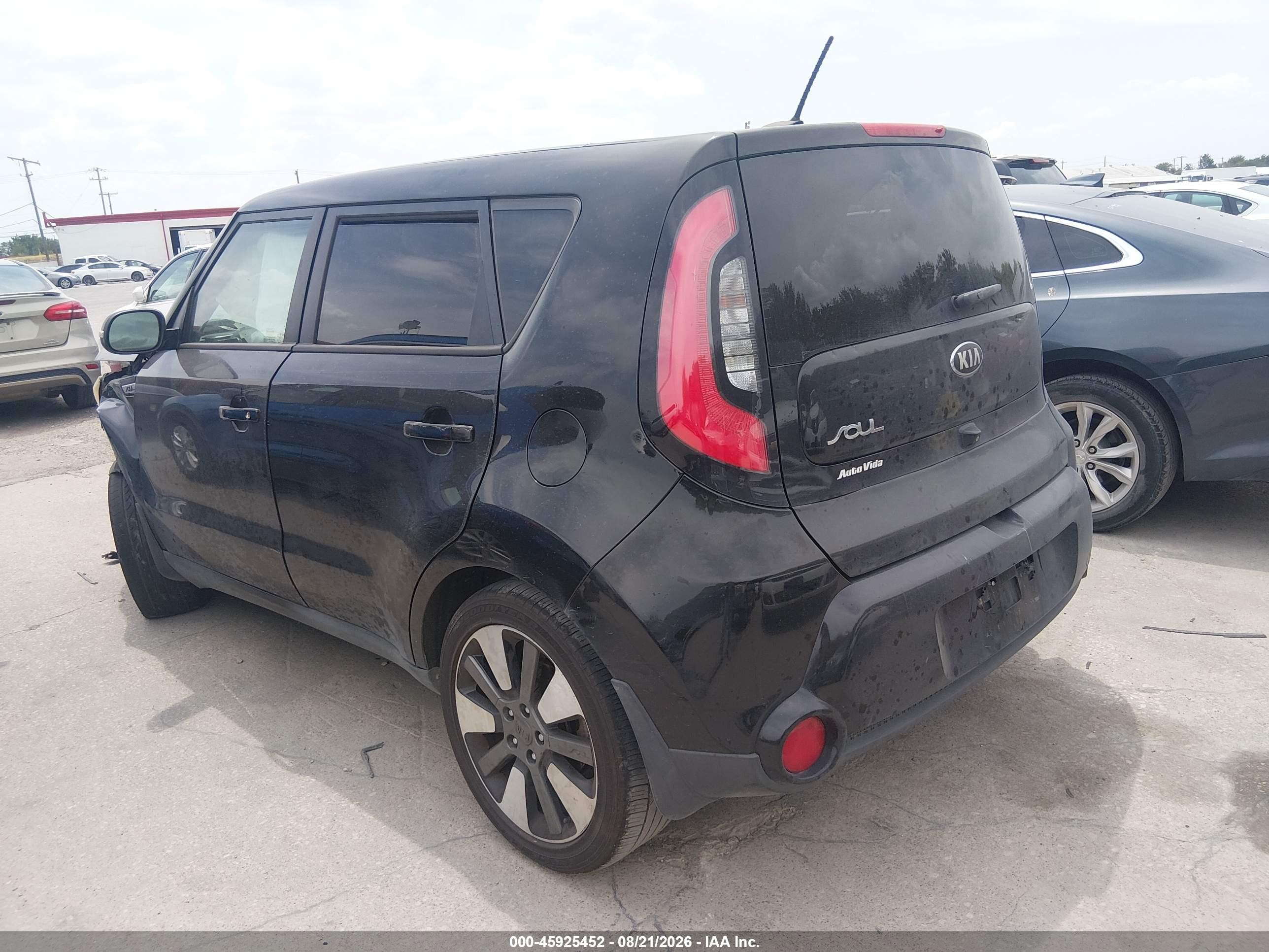 2015 Kia Soul ! Black vin: KNDJX3A53F7790308
