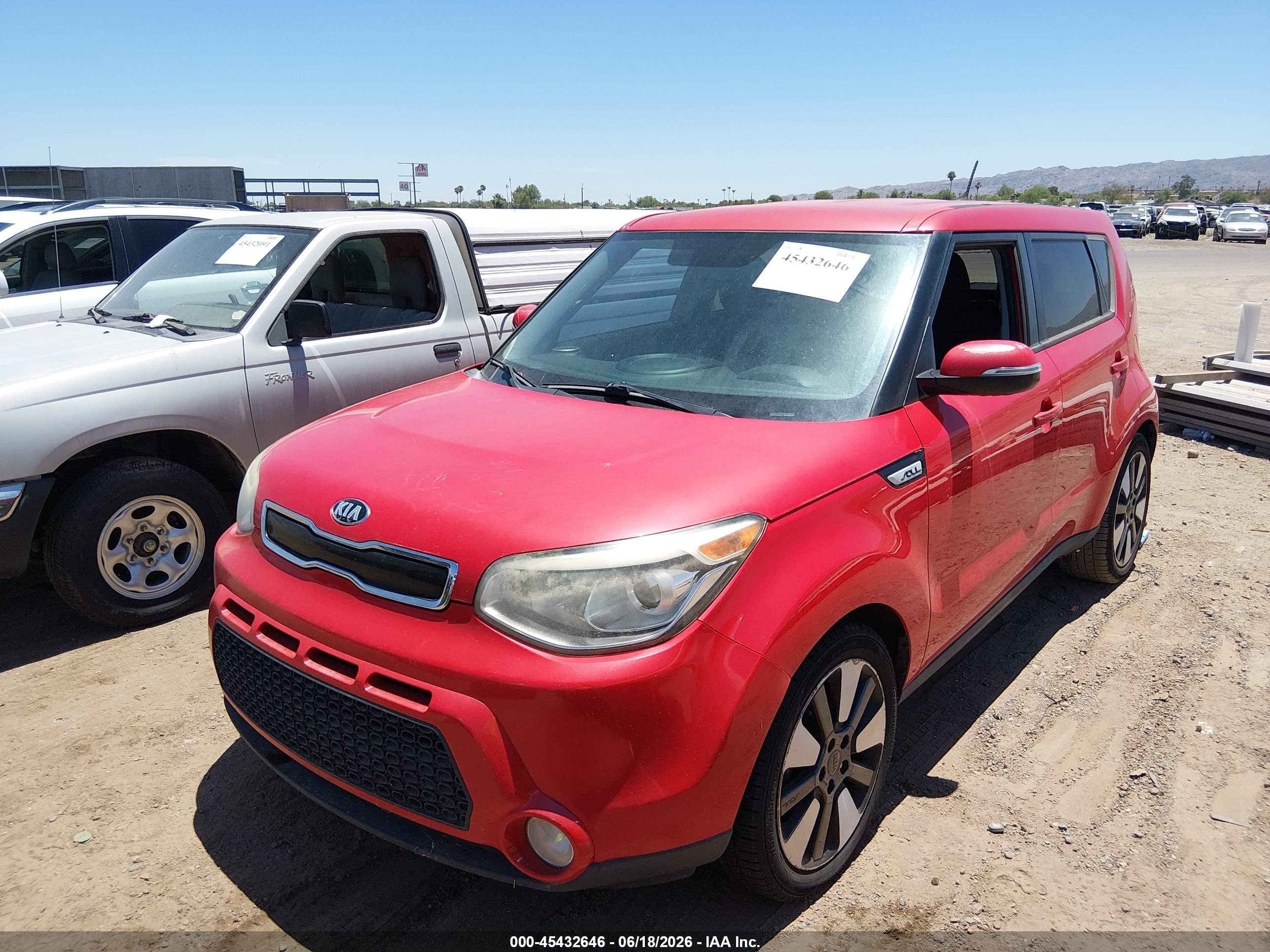 2015 Kia Soul ! Red vin: KNDJX3A53F7802229