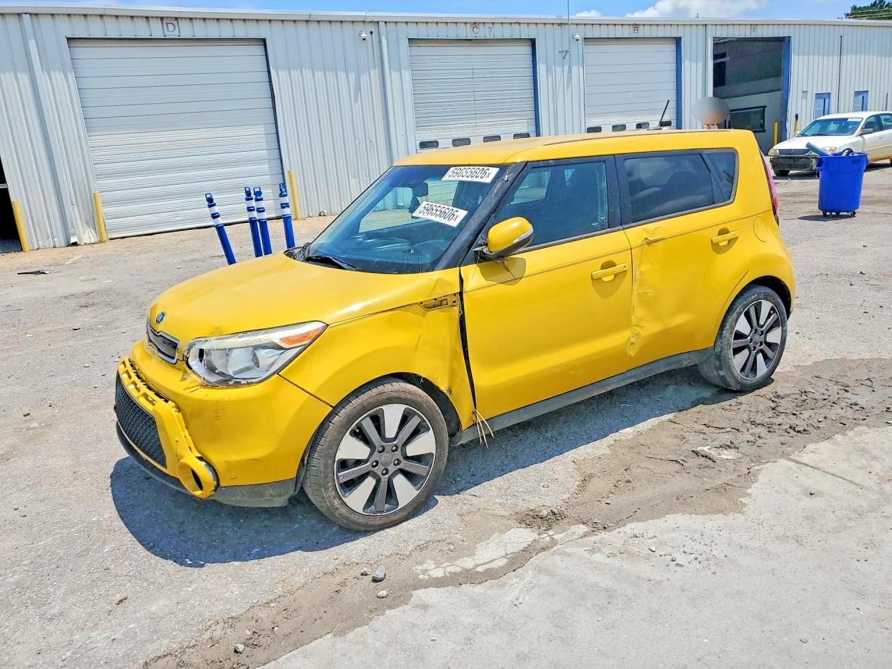 2015 Kia Soul ! Yellow vin: KNDJX3A54F7197766