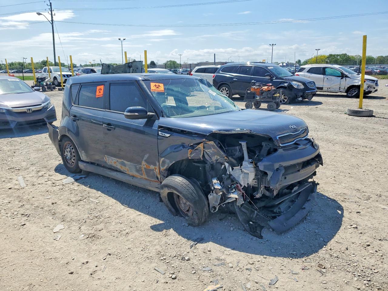 2014 Kia Soul ! Gray vin: KNDJX3A55E7029293