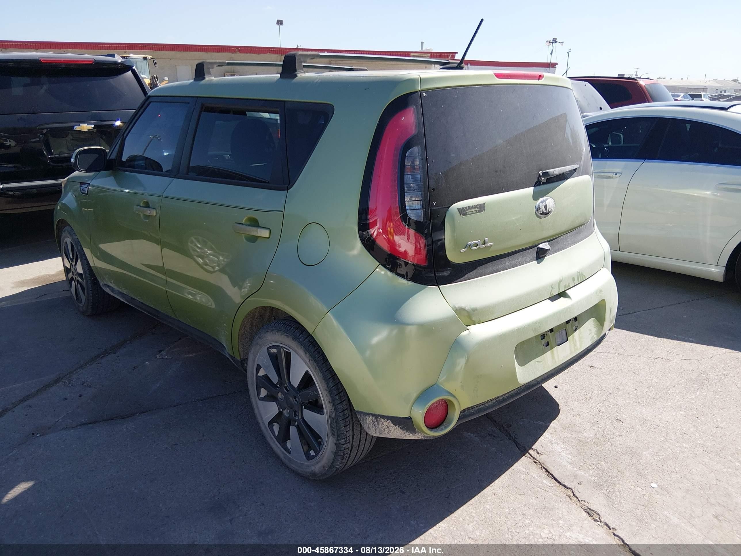 2014 Kia Soul ! Green vin: KNDJX3A55E7714670