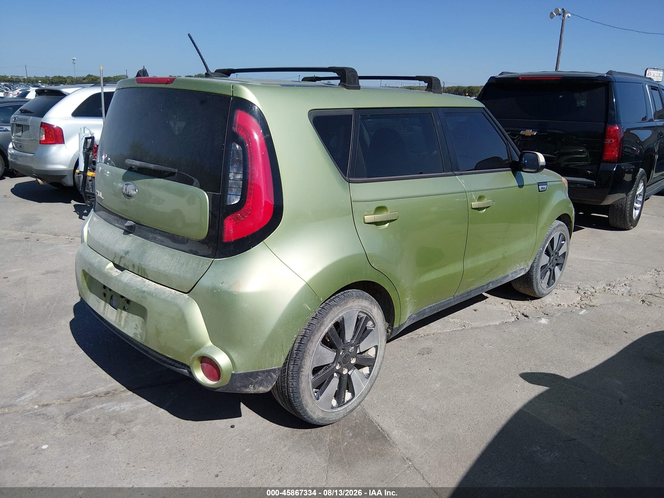 2014 Kia Soul ! Green vin: KNDJX3A55E7714670
