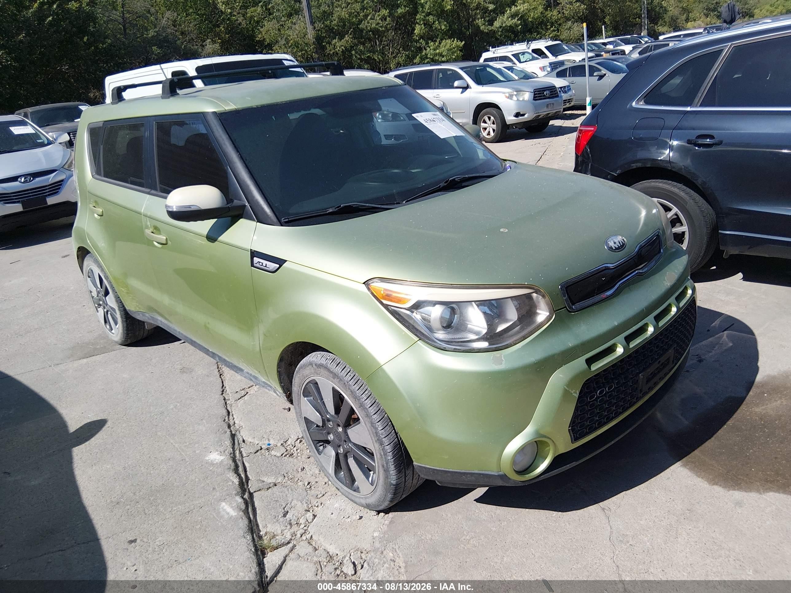 2014 Kia Soul ! Green vin: KNDJX3A55E7714670